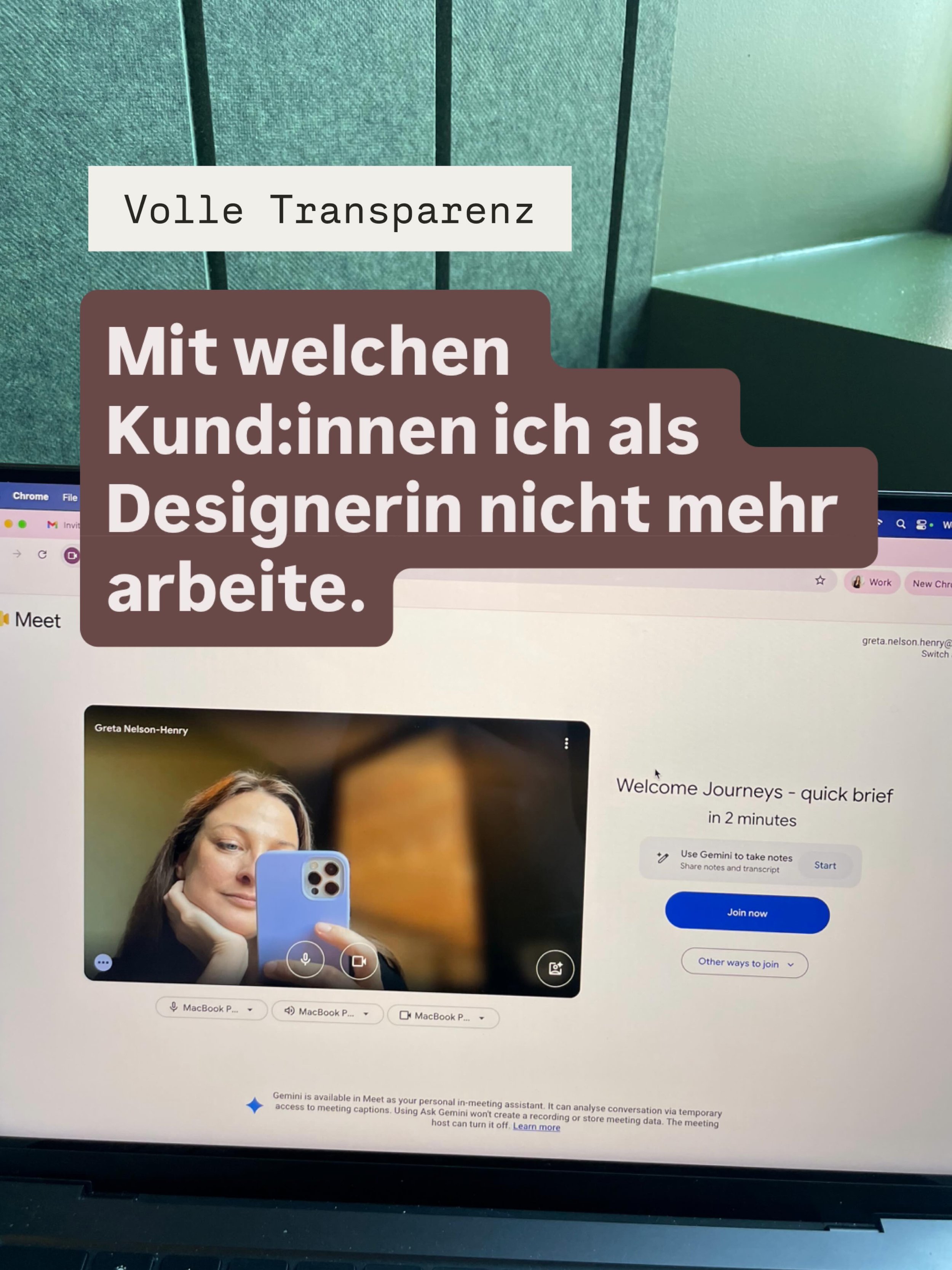 Oft w&auml;hlen Kund:innen dich aus.
Aber du darfst auch w&auml;hlen.

Welche Red Flag hast du zu lange ignoriert?

#designerinnen
#designbusiness
#selbstst&auml;ndigalsdesignerin
#kundenkommunikation
#creativebusiness