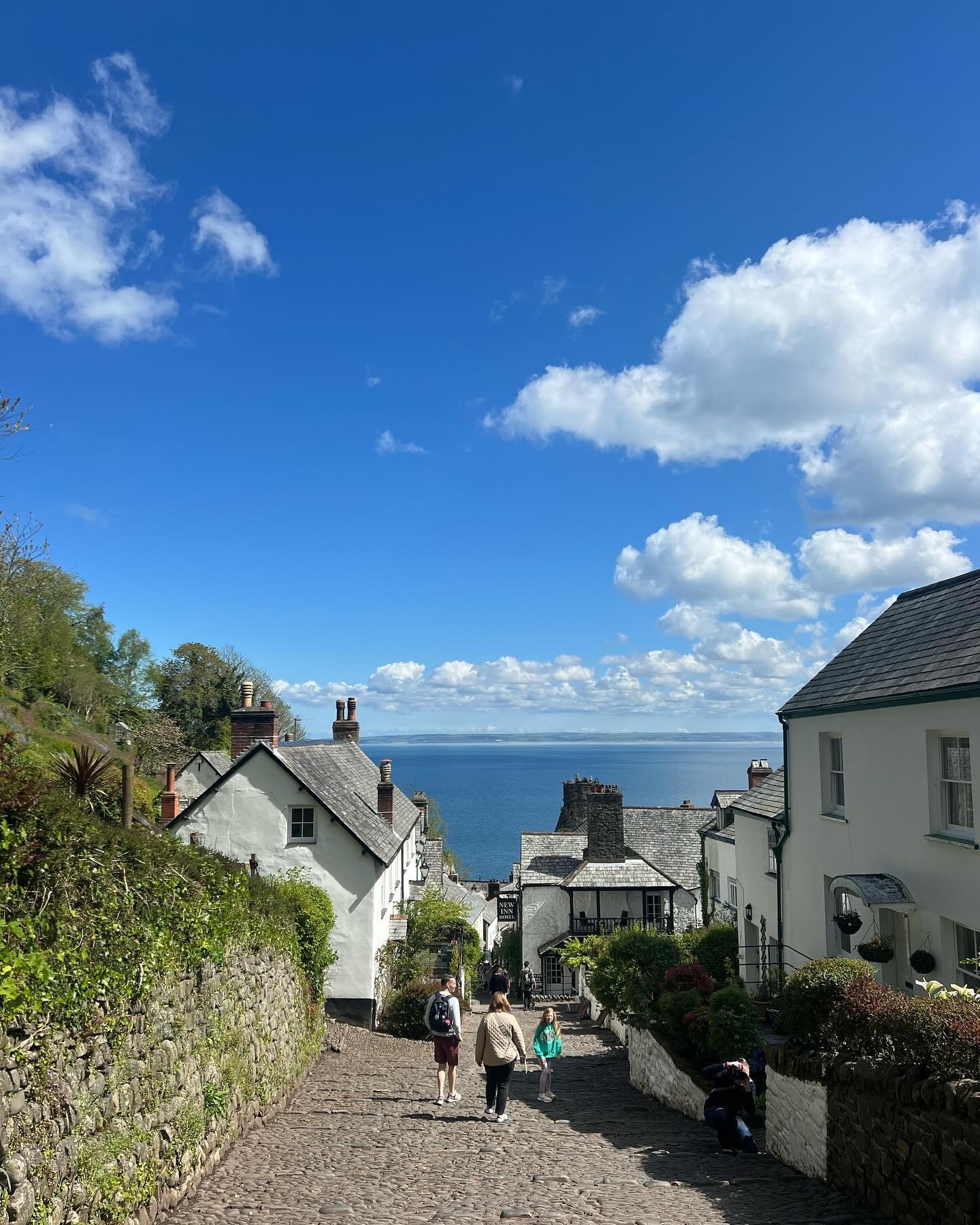 The North Devon coast is blasted by the Atlantic in the winter months, but come spring, it gives way to warmer days and calmer seas. The countryside metamorphoses into shades of verdant green.

Clovelly, an ancient, cobblestoned village, hugs the nor