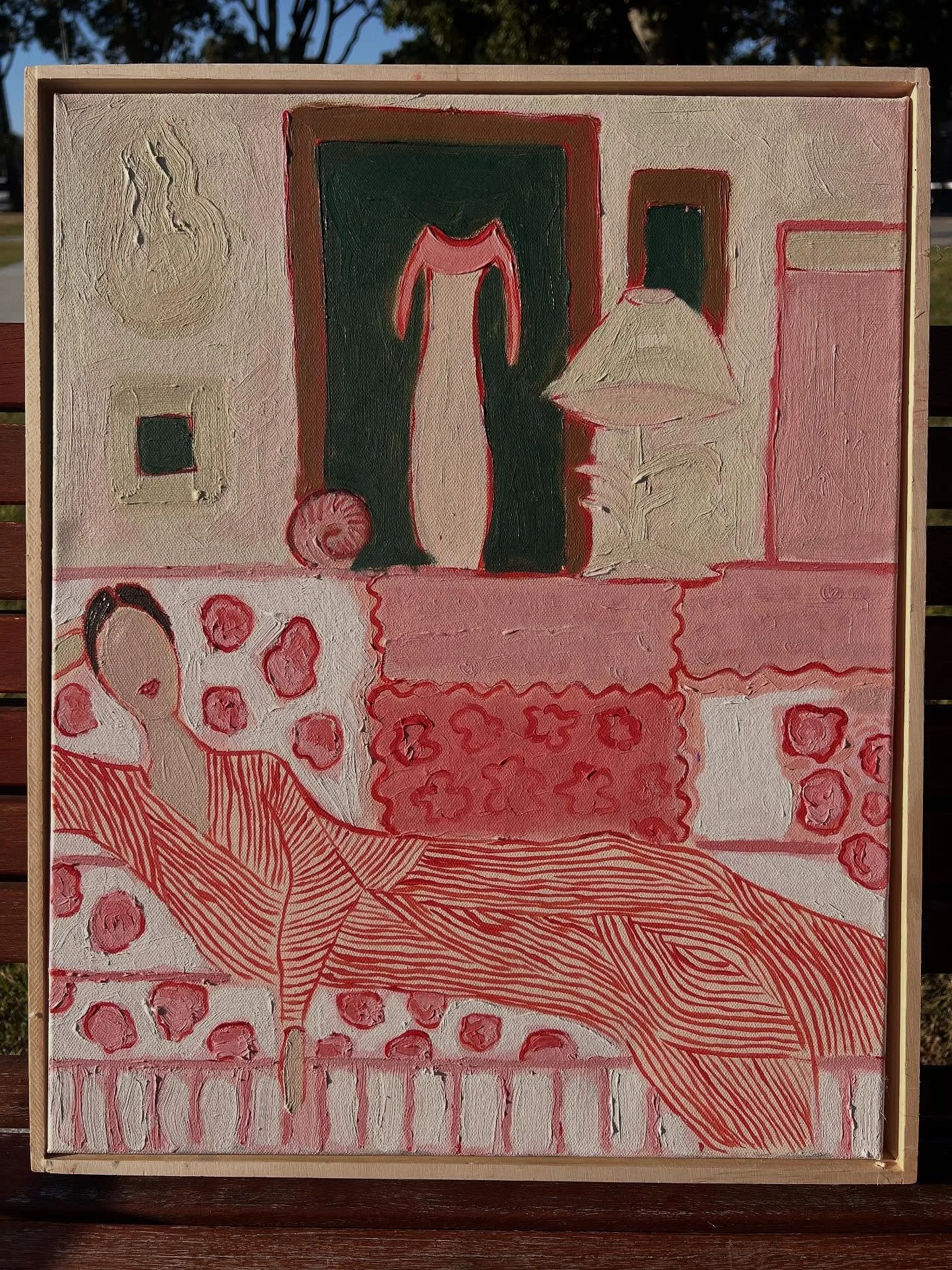 Lady in Red

Oil on canvas 

40cm x 50cm

Framed in natural wood

Available via my website, free shipping Australia wide