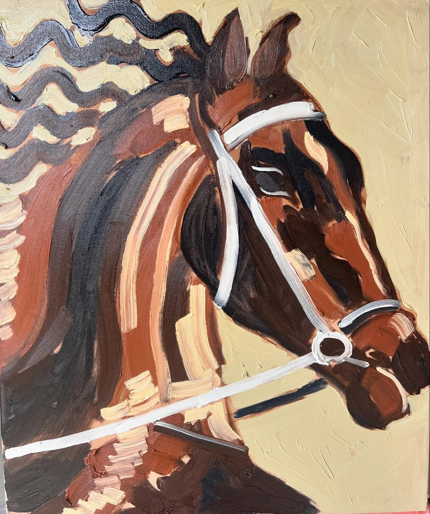 The Year of the Horse. In the Chinese zodiac calendar. It represents energy, freedom, movement, and passion. 🐎

&lsquo;Papillon&rsquo;, oil on canvas, 61cm x 51cm unframed. Available on my website.

#horse #horseriding #yearofthehorse