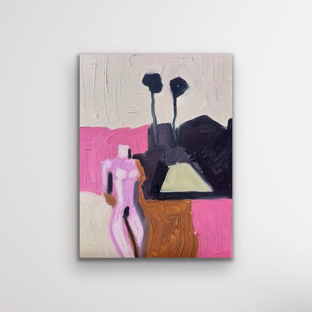 New work added to my website.

1/ Twin Palms &ndash; 25cm x 20cm
2/ Lady in the Garden &ndash; 80cm x 60cm
3/ Pink Nude &ndash; 25cm x 25cm
4/ White hat &amp; blue earrings &ndash; 25cm x 25cm
5/ My lady wears a big hat &ndash; 100cm x 60cm
6/ She dr