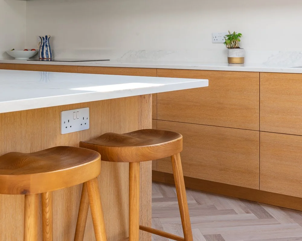 Bespoke Scandi kitchen design and craftsmanship by Boyes Design, Nottingham