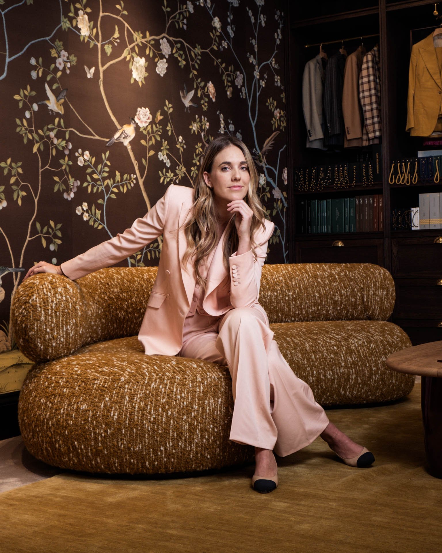 Daisy Knatchbull, founder of Knatchbull, the first female-only tailor on Savile Row.