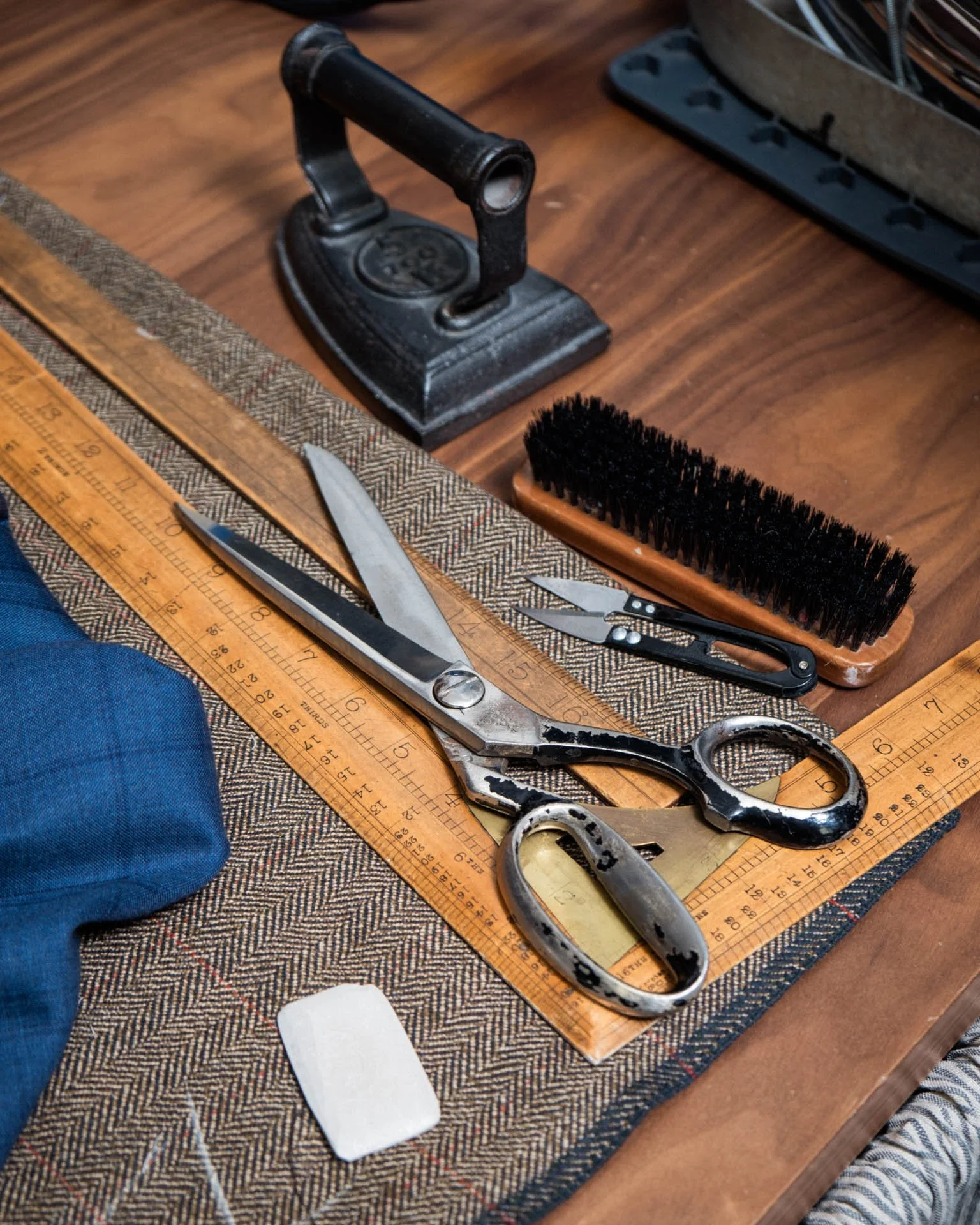 Caroline Andrew's cutting table