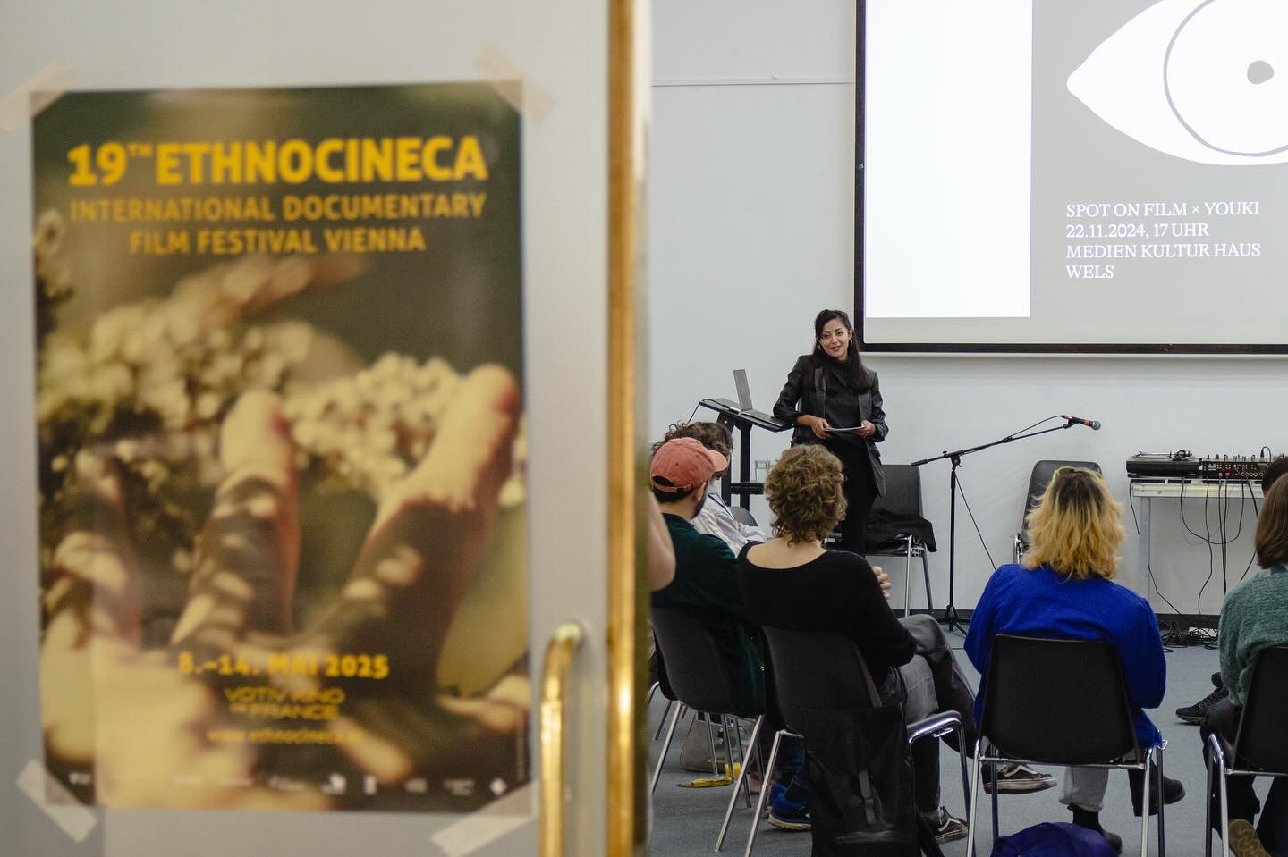 R&uuml;ckblick 
Spot on Film x ethnocineca
11.05.2025
Curated by Djamila Grandits &amp; Lara Bellon
&Ouml;sterreichisches Lateinamerika Institut

&copy;️ Lorenz Zenleser
