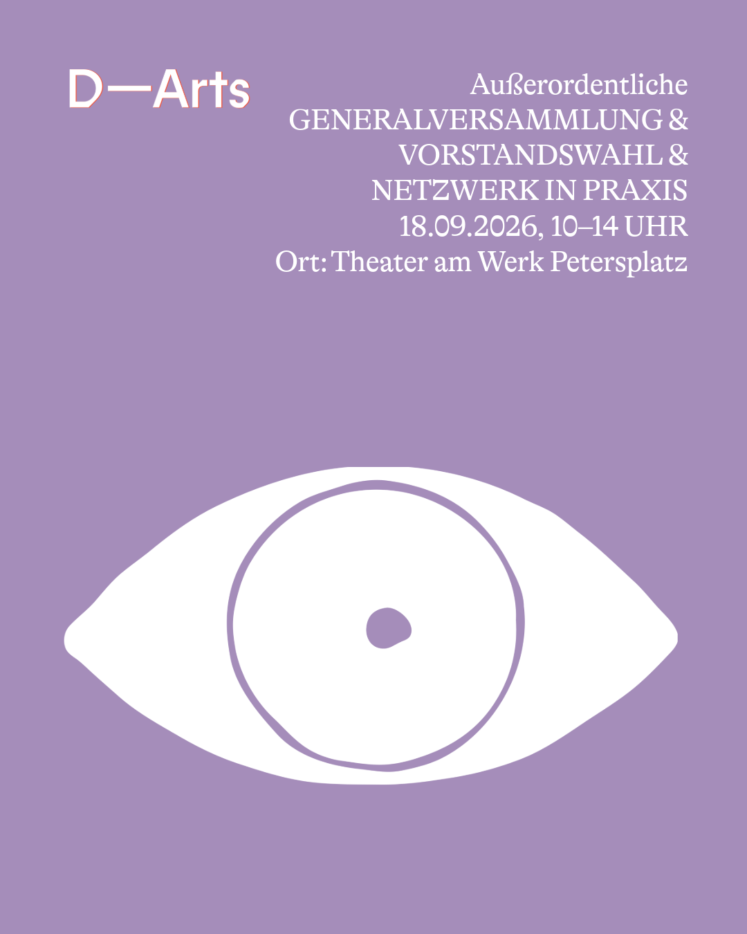 Außerordentliche GENERALVERSAMMLUNG &amp; VORSTANDSWAHL &amp; NETZWERK IN PRAXIS