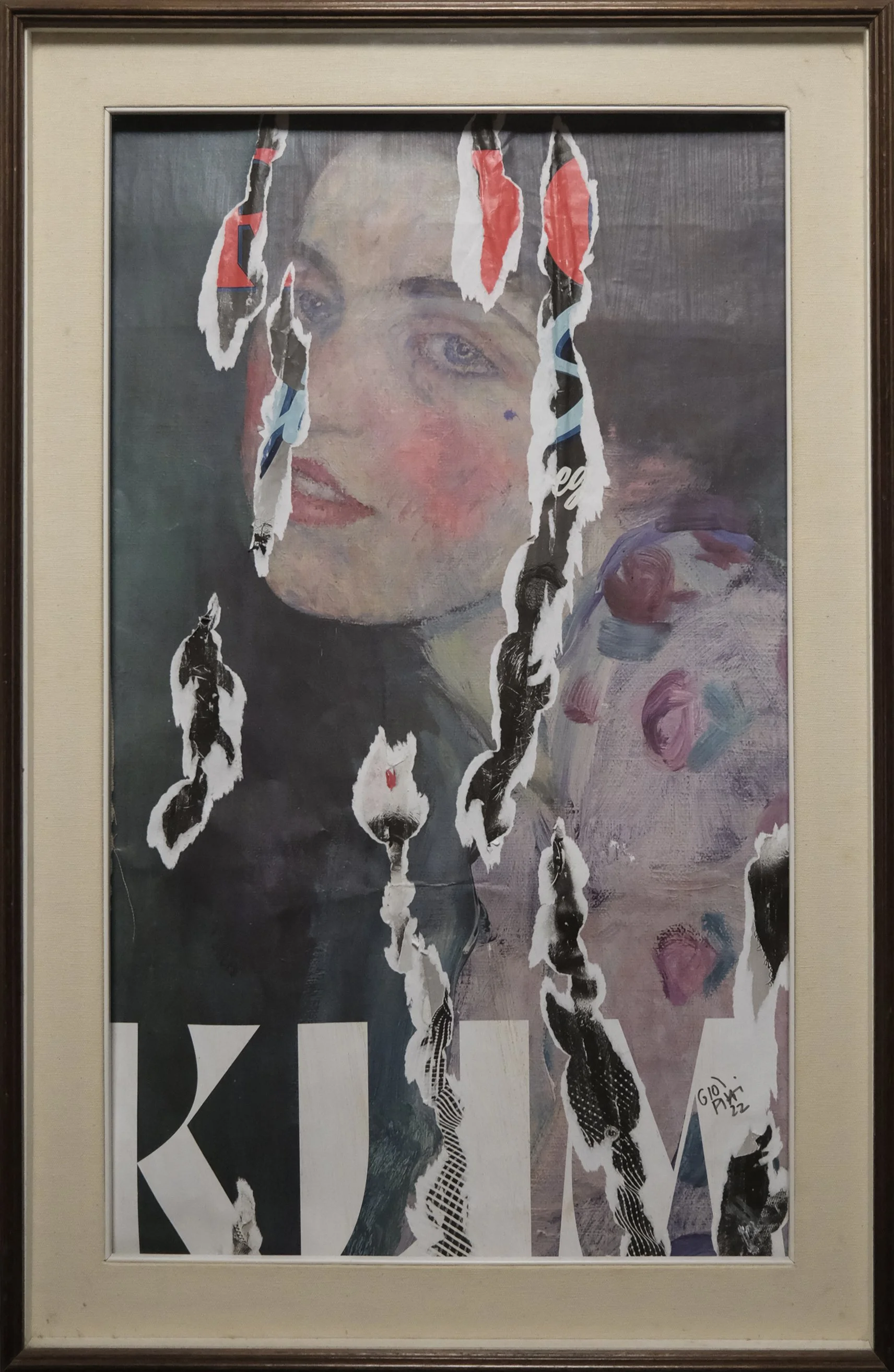 Klimt / 56x84 / Piacenza / 2022 / Strappo