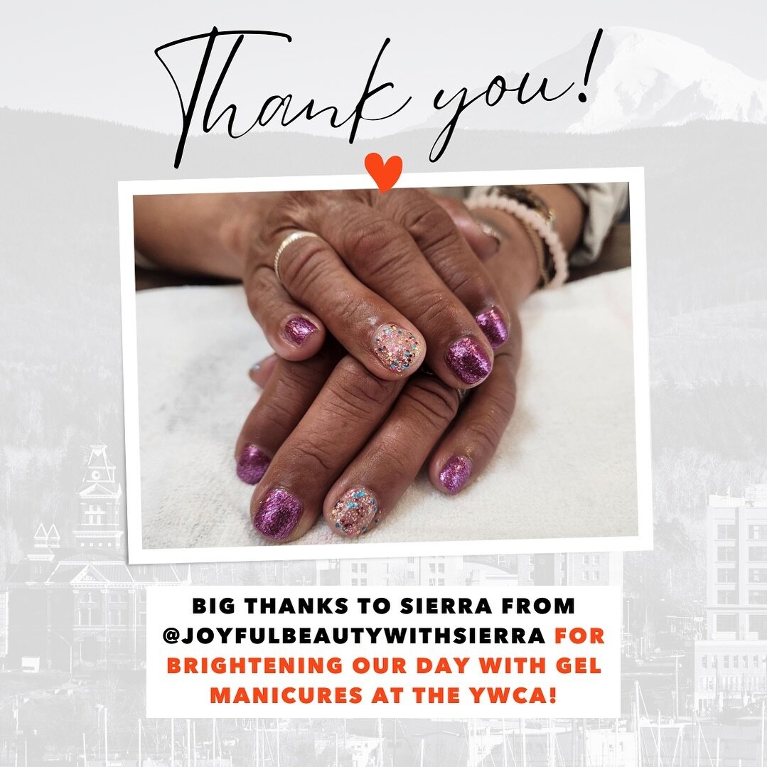 🌟 A huge shoutout to Sierra from @joyfulbeautywithsierra for her incredible generosity and kindness! On Friday 3/31, she spent the entire day at the YWCA, treating 8 women to beautiful gel manicures. Your selflessness brought so much joy and confide