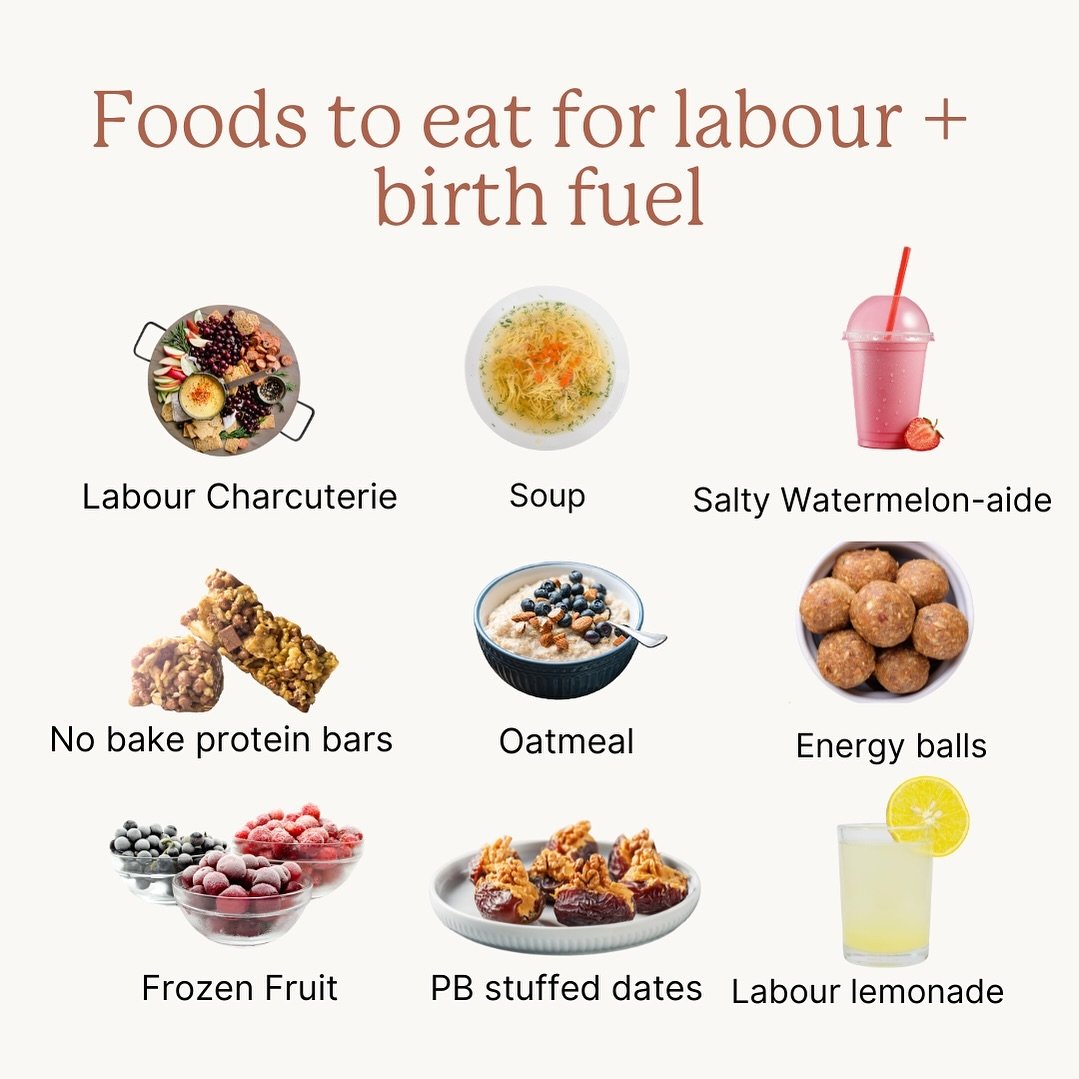 Which one is the most appealing to you? Fuel for birth is all about energy - energy that will last for hours and energy that will give you a boost when you need it! 

I just finished the essential labour and birth nutriton guide (comment FUEL for the