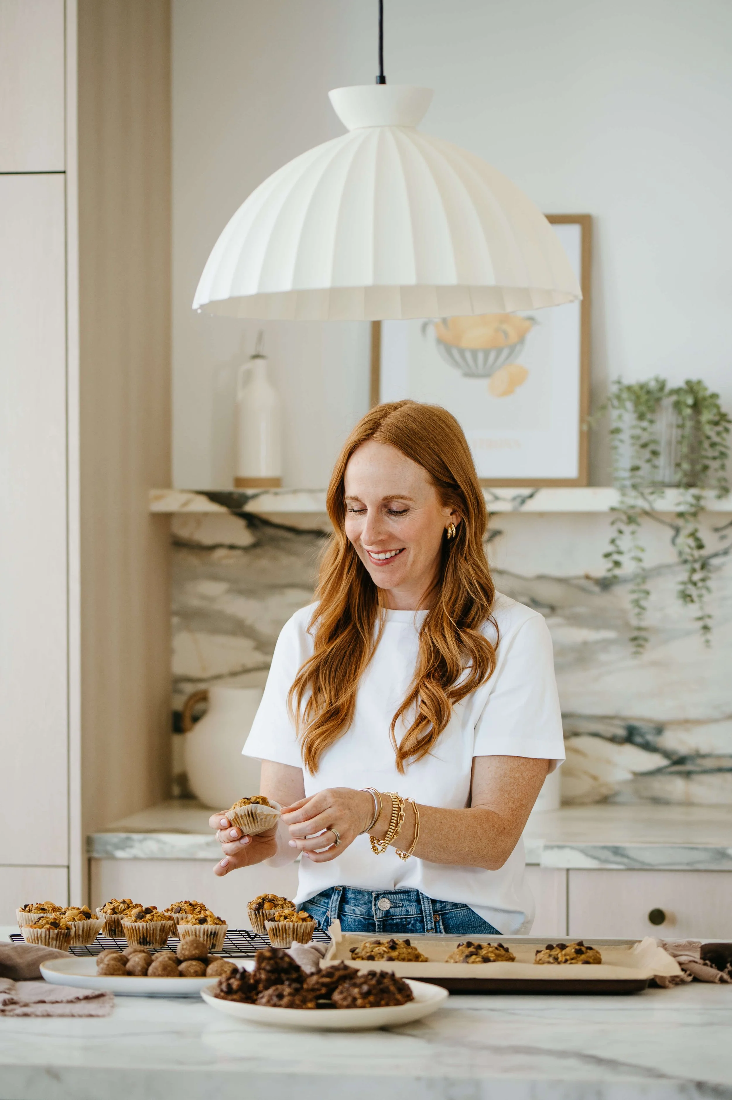 Award-winning cookbook author Lindsay Taylor bakes a healing postpartum muffin recipe from her cookbook, The Nourished Mother.