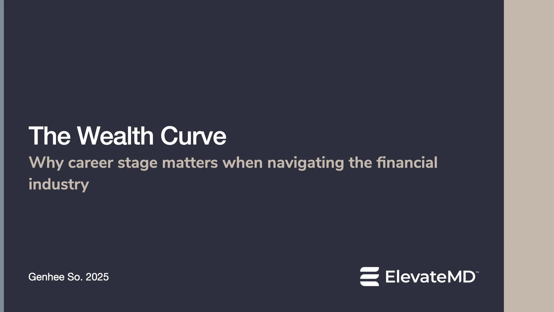 The Wealth Curve