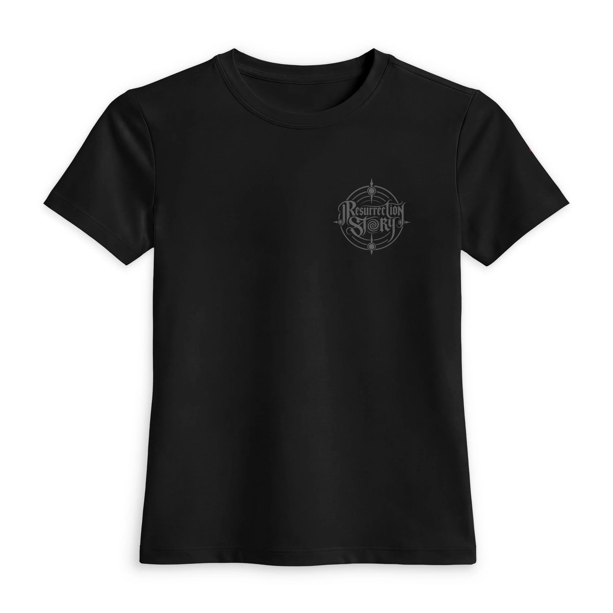 Resurrection Story Offstage Ladies Fitted Tee