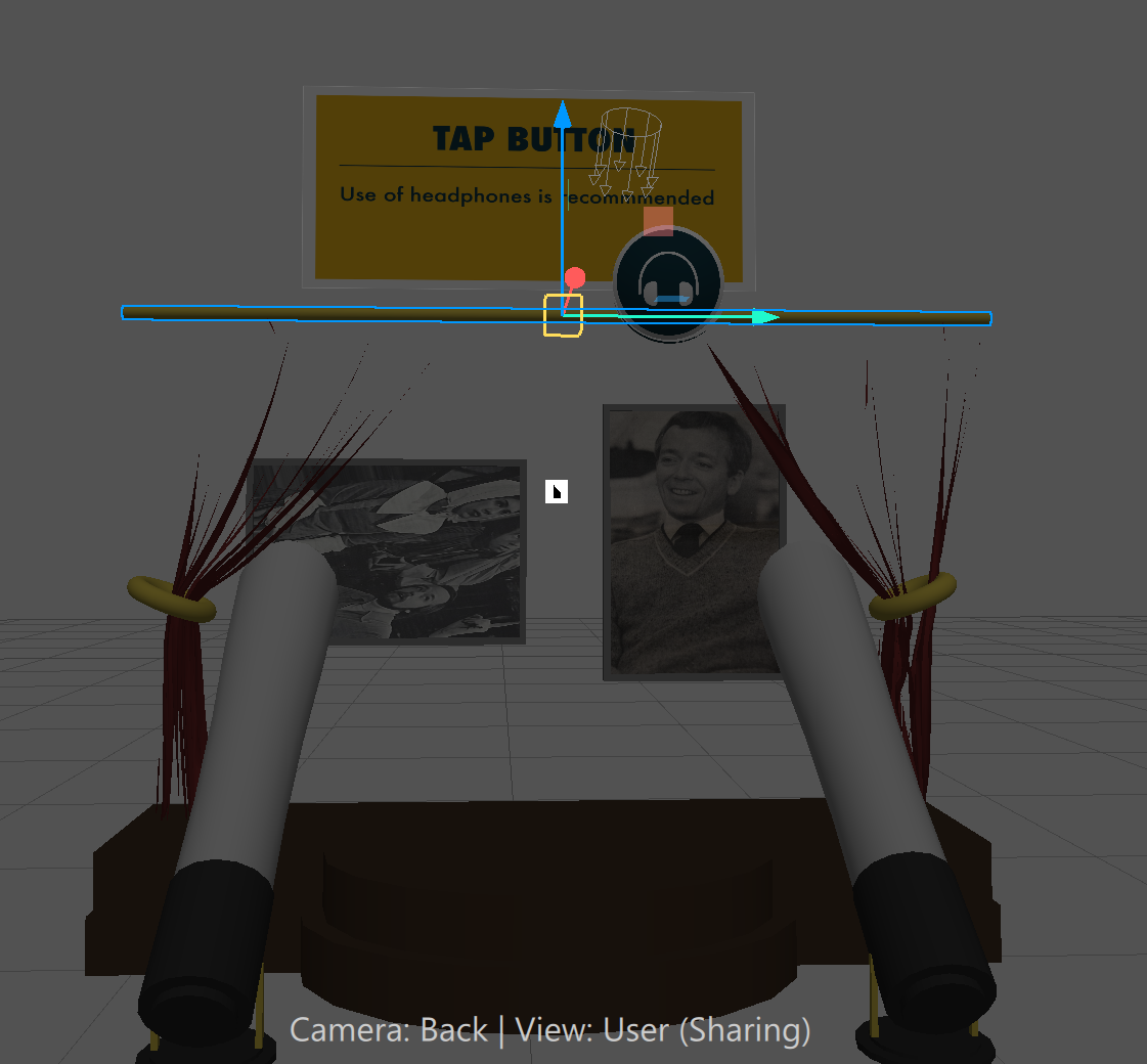 Mounted textures and playing with materials, opacity and visibility of curtains.