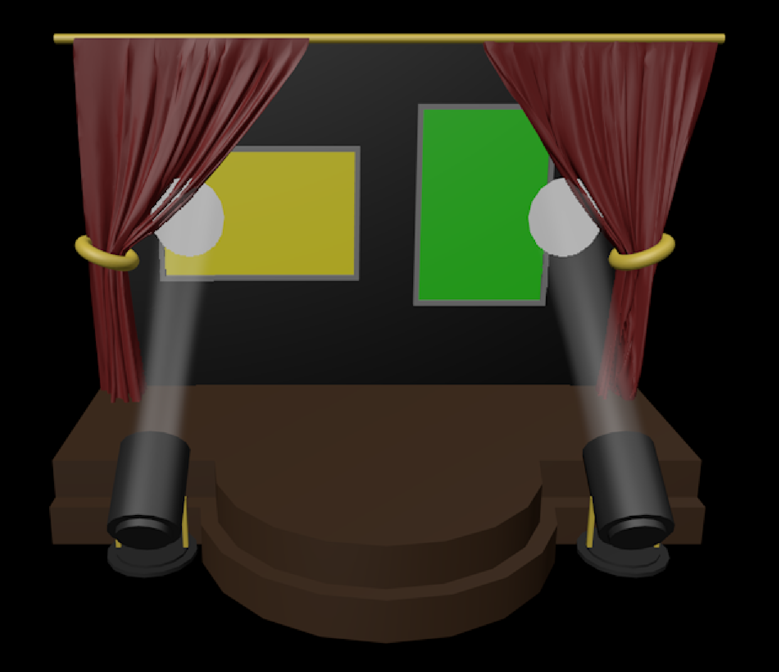 Further exploration with place holder textures.