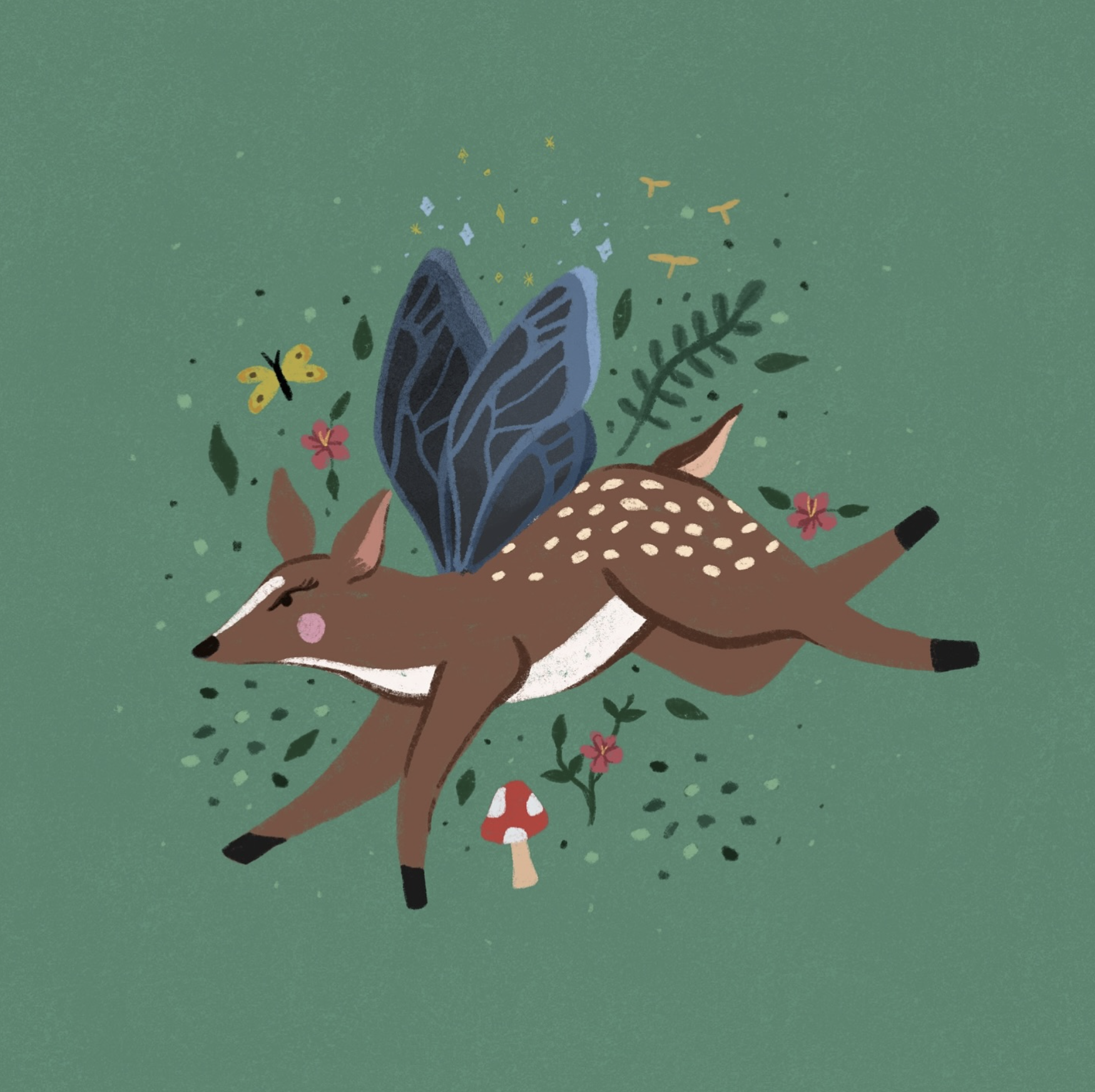 Whimsical Deer