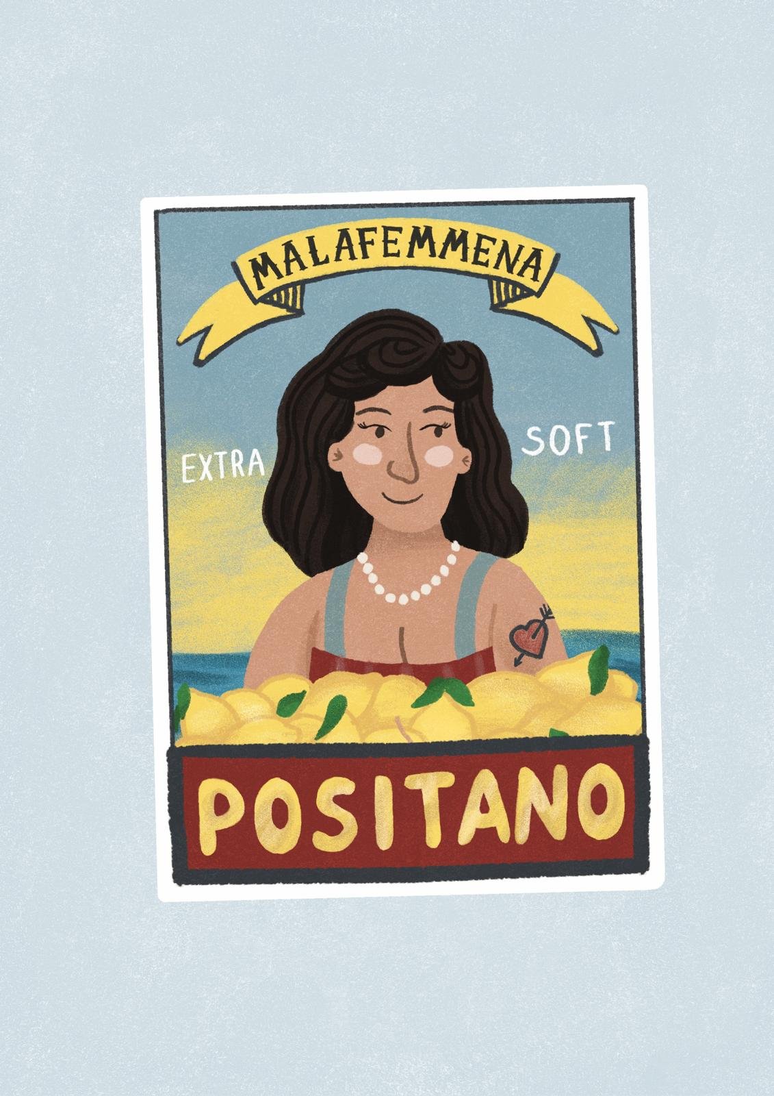 Positano Postcard