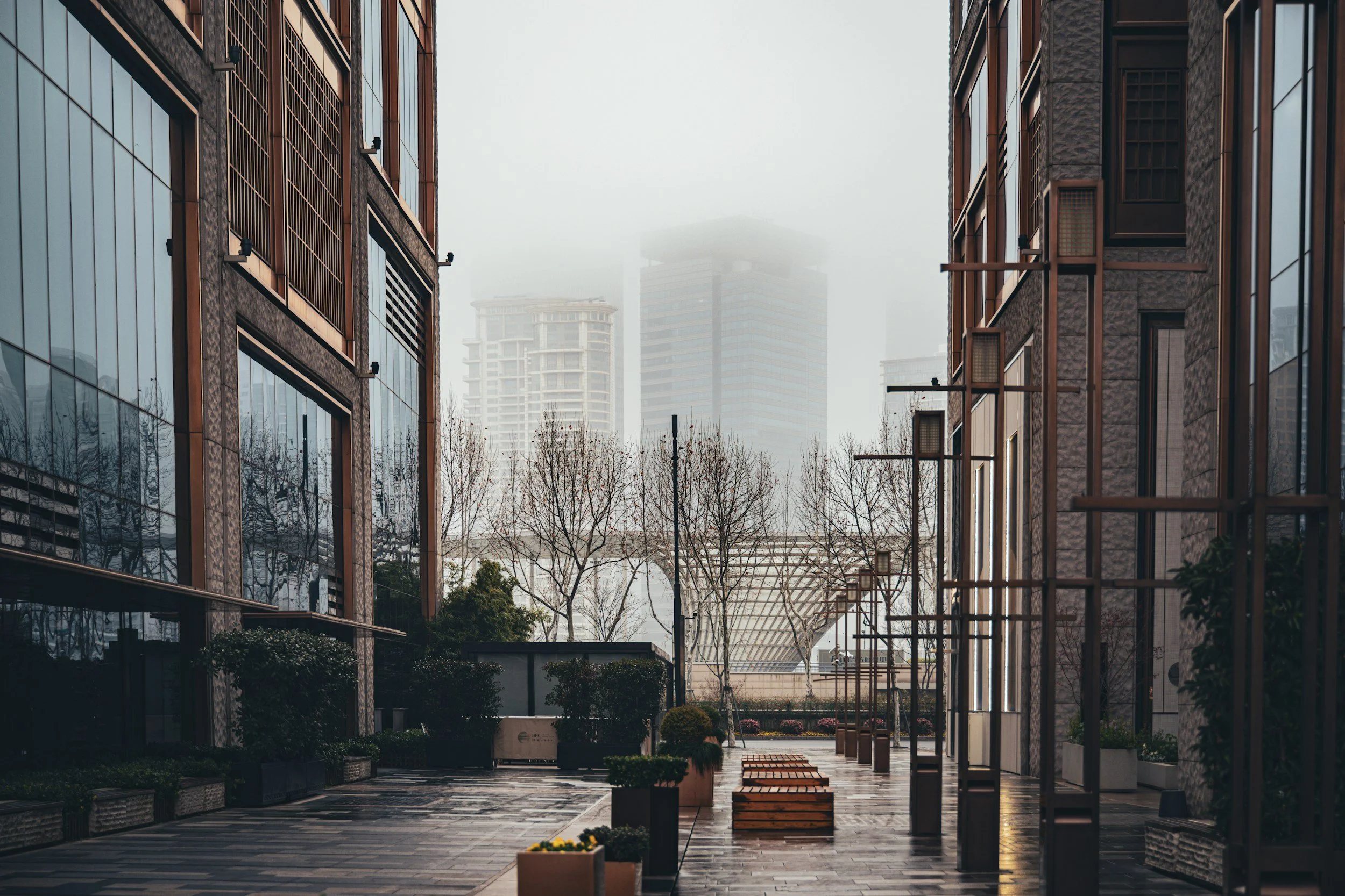Buildings in city 
