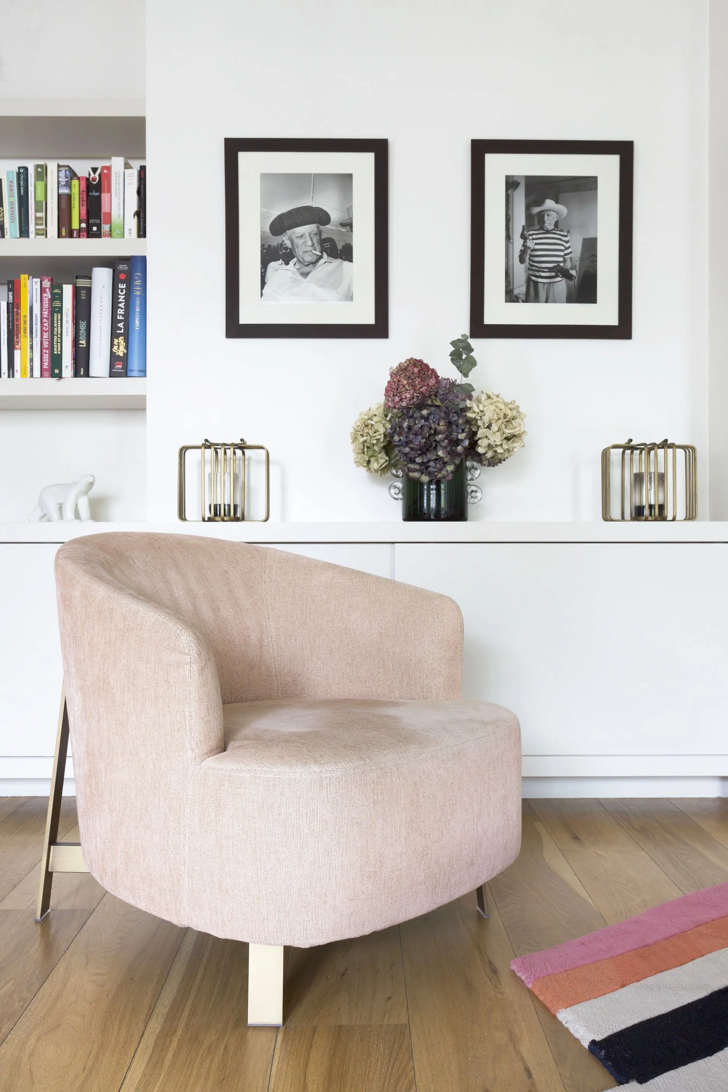 decoration fauteuil porada rose