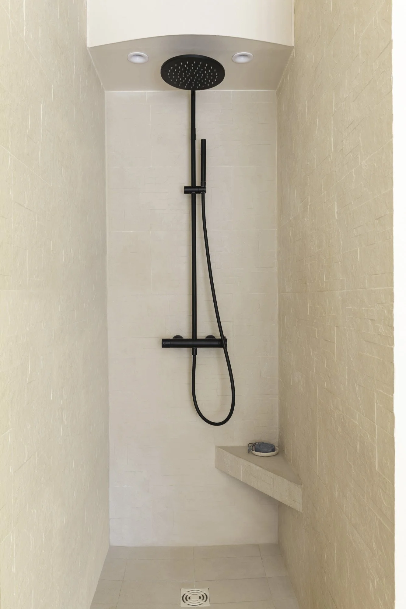 douche italienne ouverte