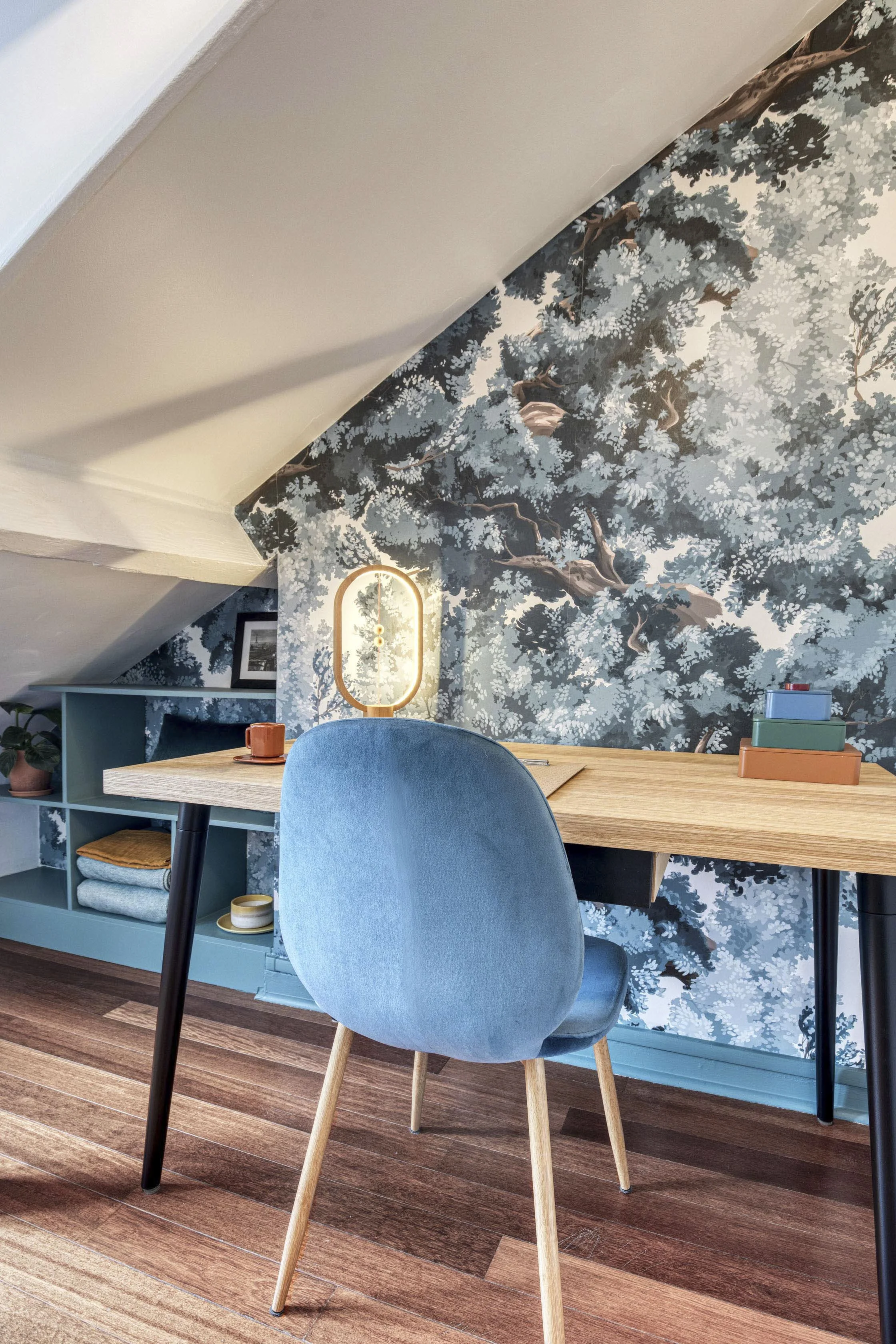 bureau mansarde renovation architecture