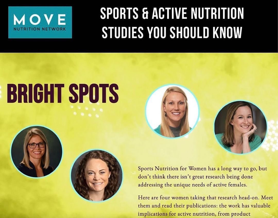 Talk about an amazing group. Love seeing more conversations about science on women. @katie.hirsch_phd @trisha.vandusseldorp.phd Posted @withregram &bull; @movenutritionnetwork While there is a lack of women's research in sports and active nutrition, 