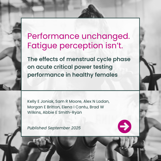 The effects of menstrual cycle phase on acute critical power testing performance in healthy females