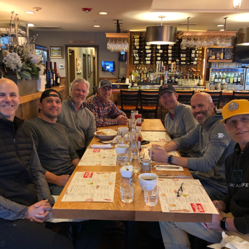 Ordinary Community group meeting at restaurant for fellowship and accountability