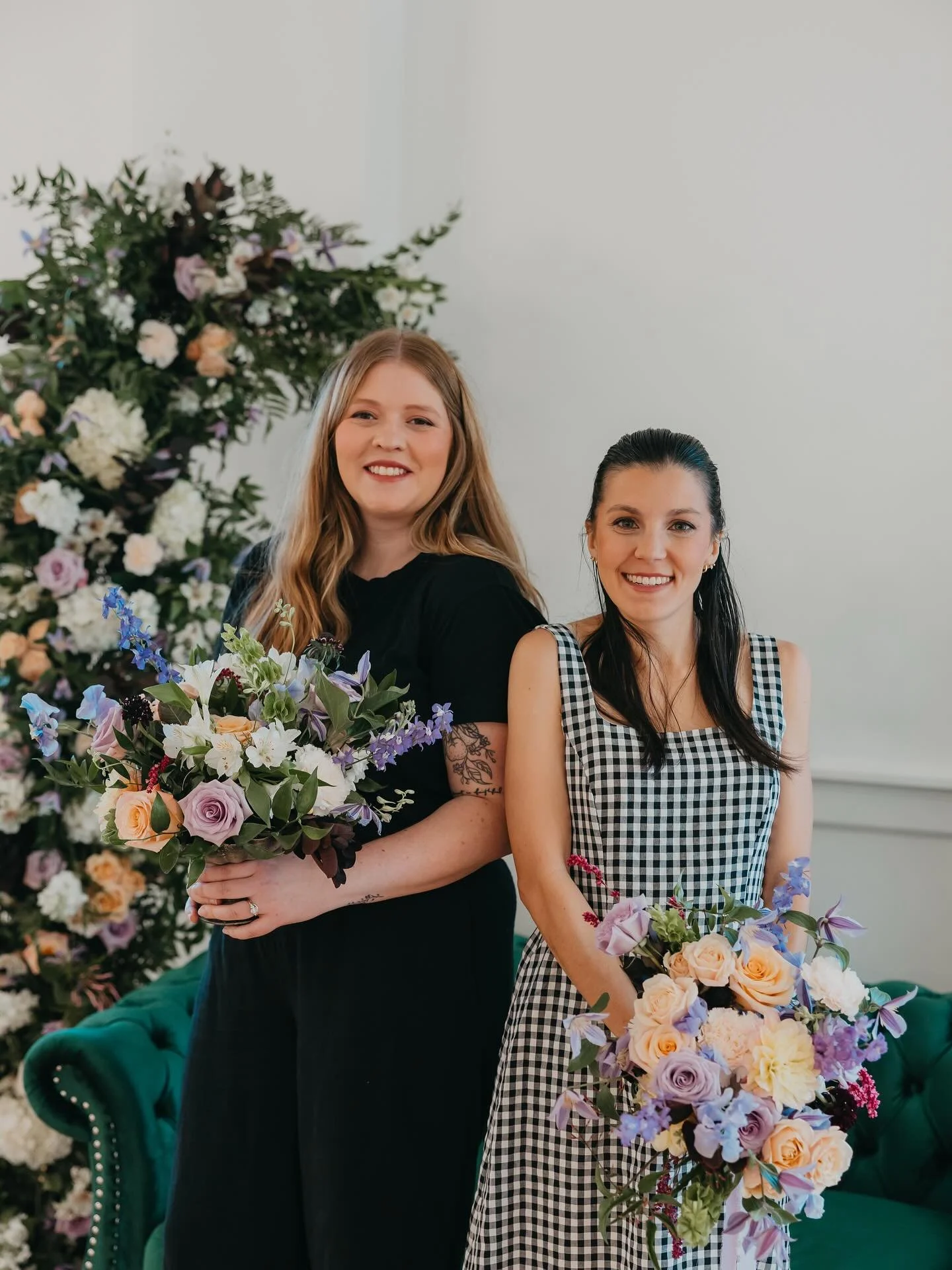 We're Eden and Leah, and together we're Beloved Floral Company! 🌿 Our first ever wedding as a team was in May 2022 and so our business was born! 

Based in Pittsburgh, we are truly excited for the opportunity to meet you and to be a part of your spe