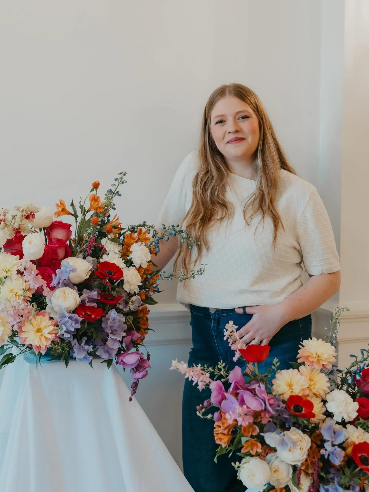 Hey! I'm Eden, the other half of Beloved Floral Company! I've been working with flowers since I was 16, a fitting job for my name! When not flowering, you'll find me next to my husband on our cozy couch, watching a show or reading a book!

One of my 