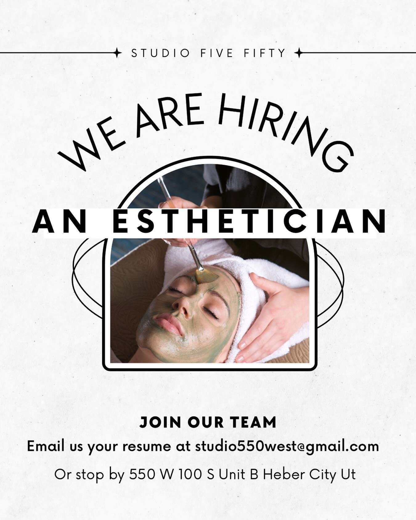 Join our team! Message us if you have any questions🫶🏼

#utahesthetician #utahhairstylist