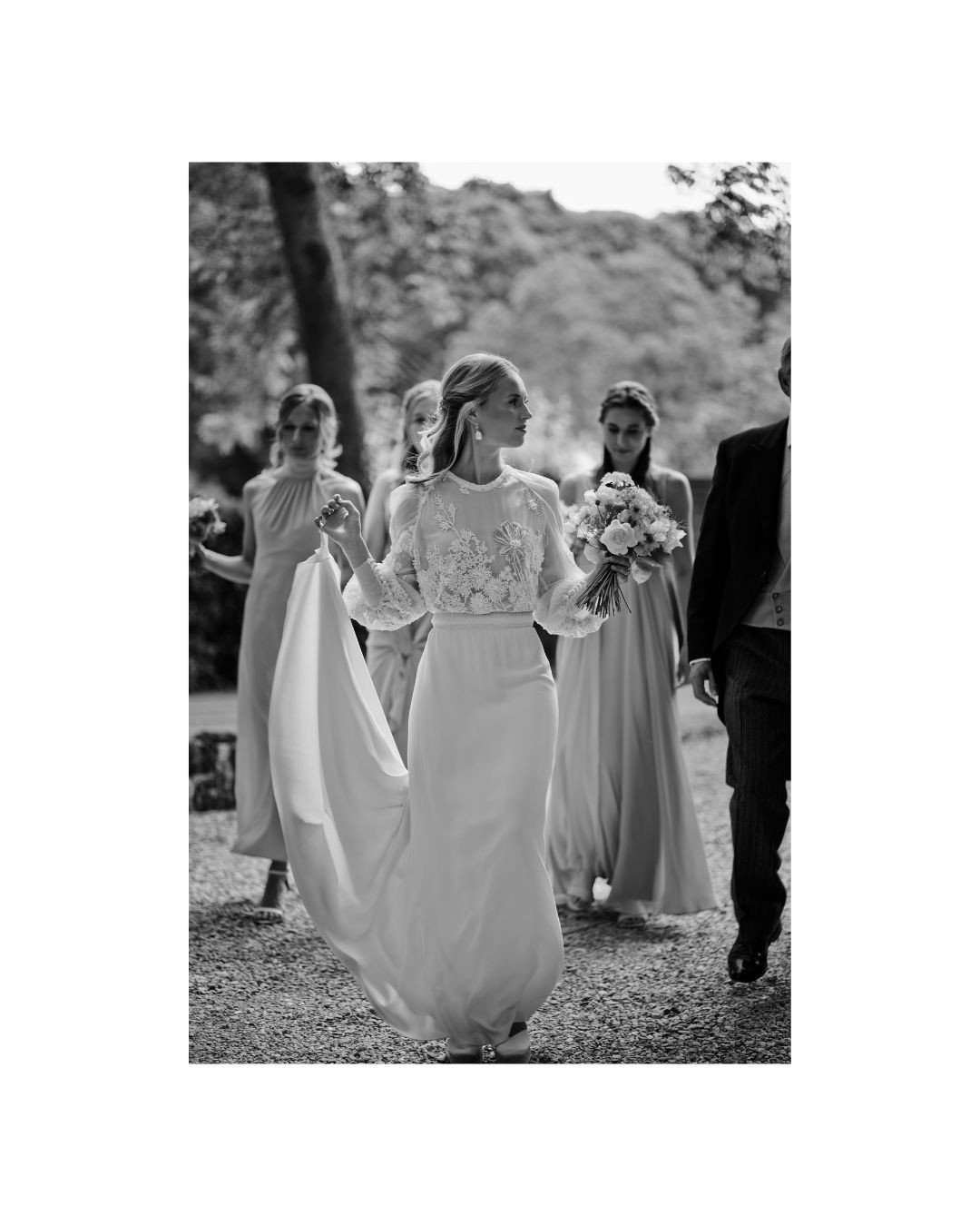 THE WALK⁠
.⁠
There's something magical about 'The Walk' on a wedding day - it's a short adventure filled with anticipation and love, shared with the ones closest to you.⁠
.⁠
Whether it's to the ceremony, reception, or a picturesque location for portr
