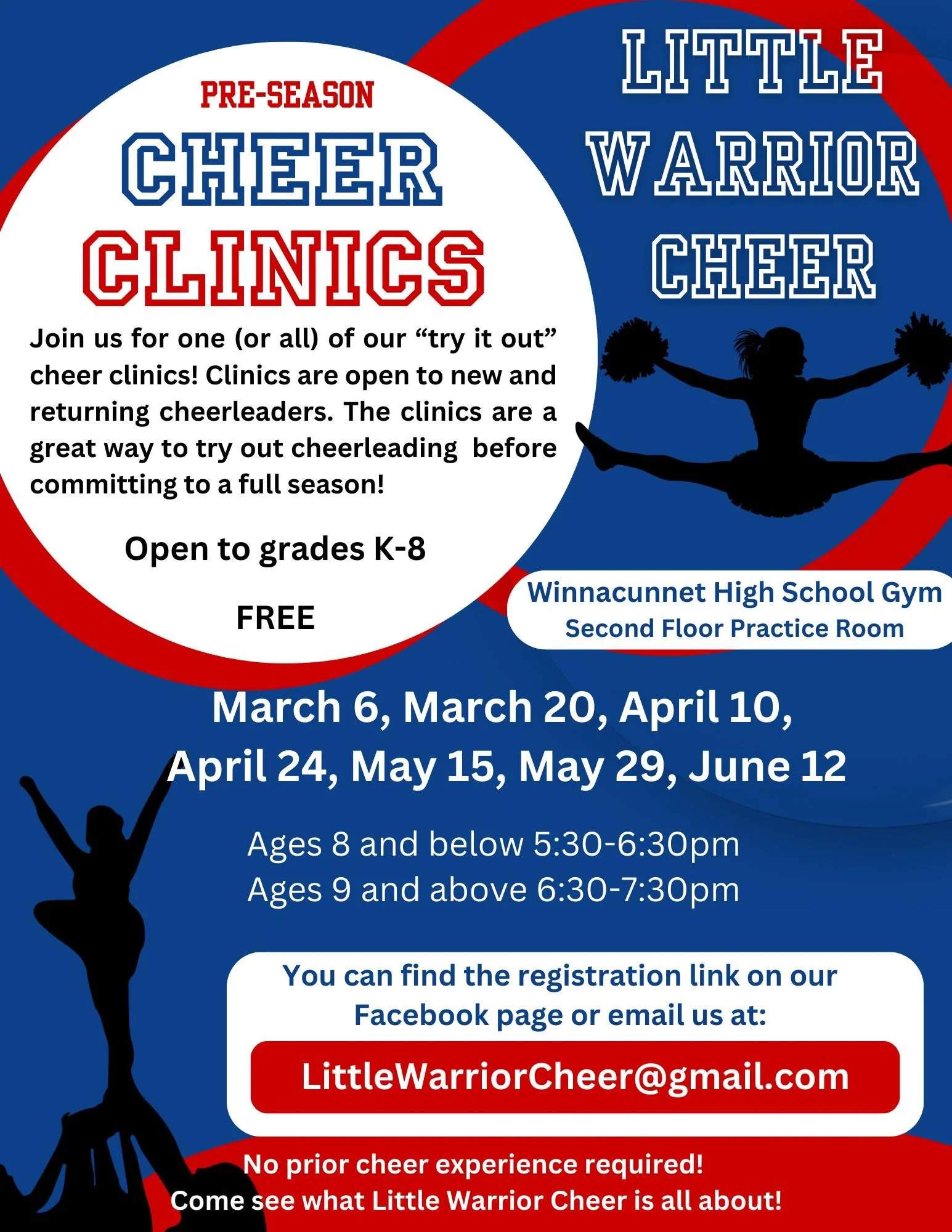 Little Warrior Cheer Free Clinic