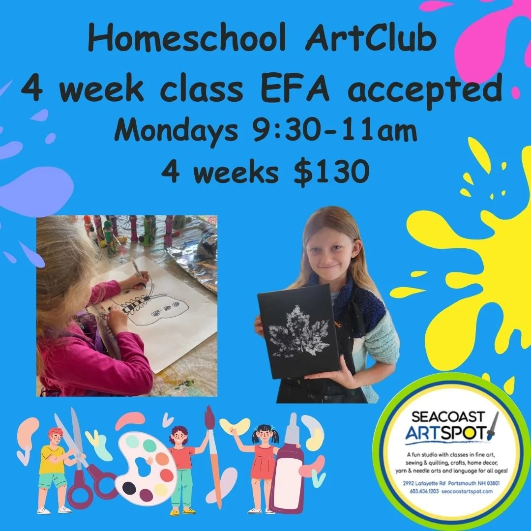 Seacoast ArtSpot Homeschool ArtClub