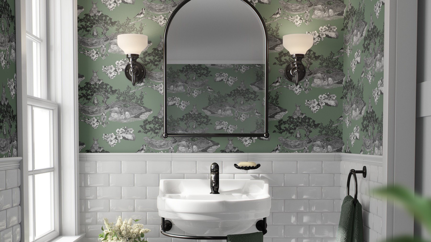 GH-V1-In-the-Company-of-Faeries-Toile-on-Sage-Vintage-Retro-Bathroom.jpg