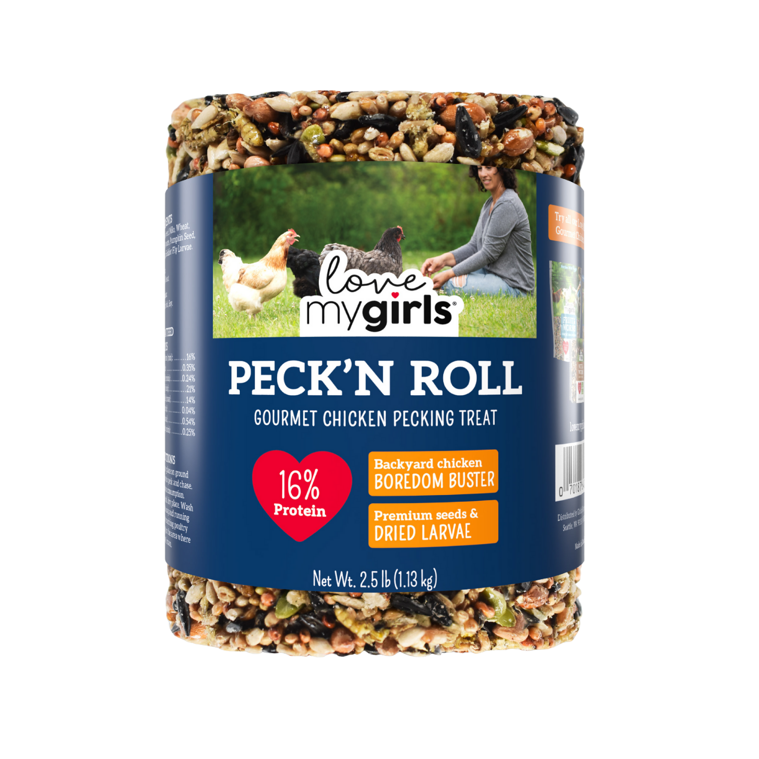Peck'n Roll Gourmet Multi-Grain Chicken Snacks