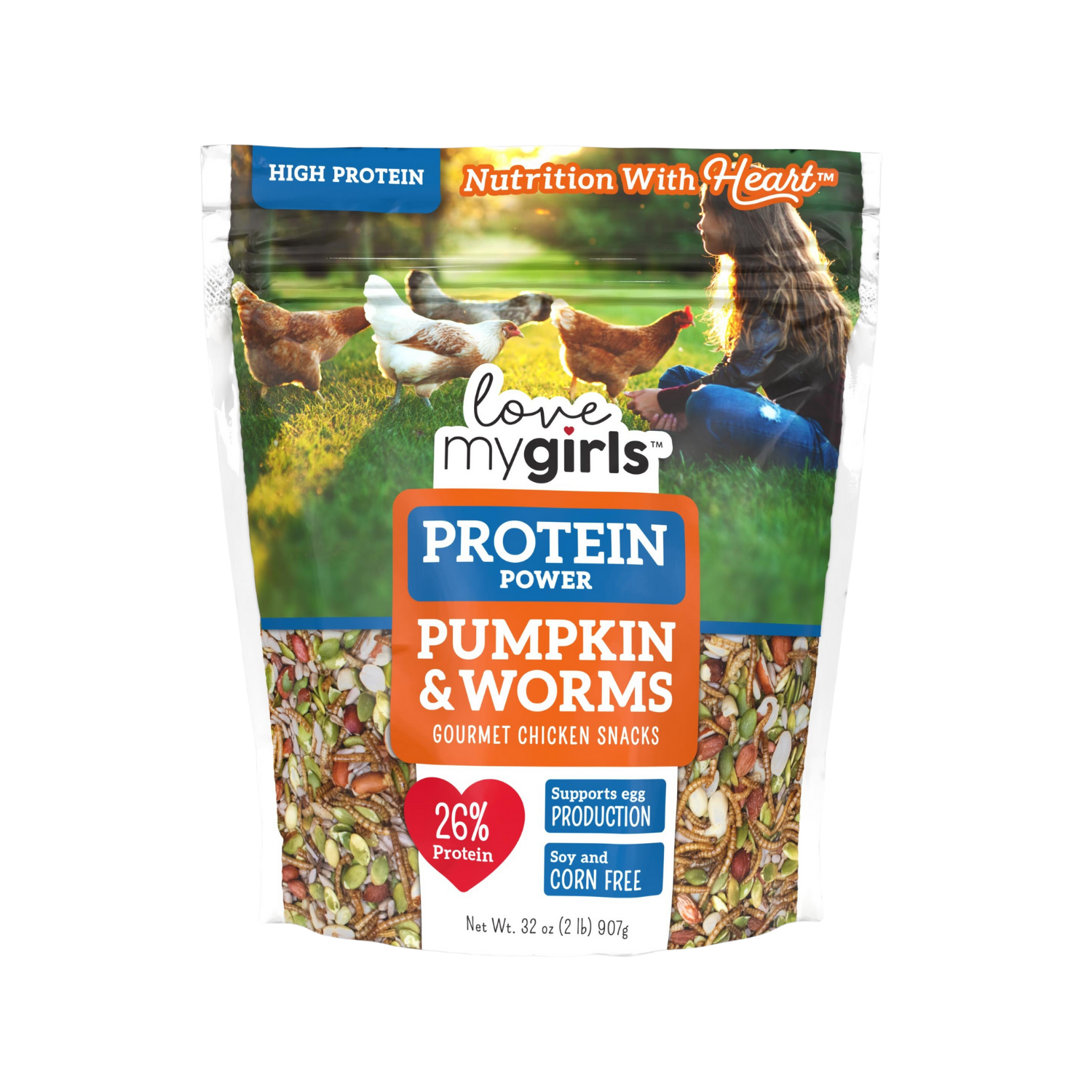Pumpkin & Worms Protein Power Chicken Snacks