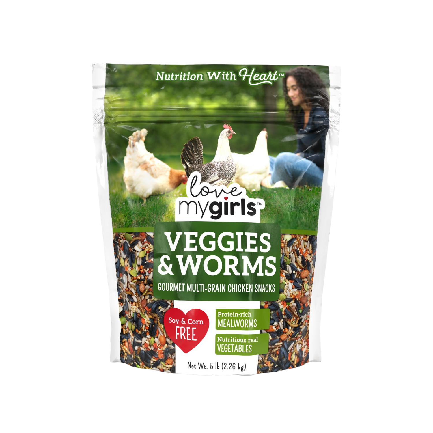 Veggies and Worms Gourmet Multi-Grain Chicken Snacks