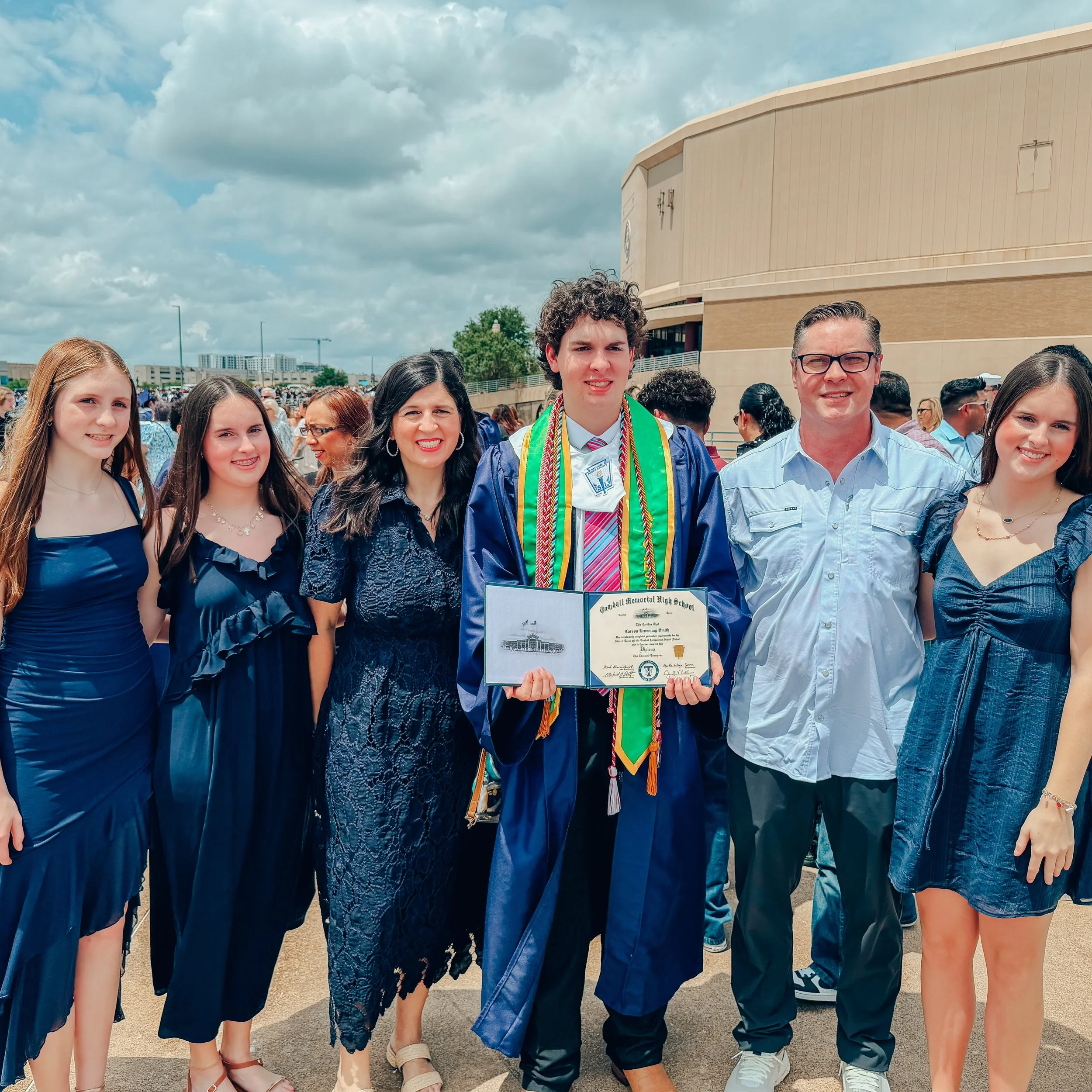 This boy 💙🎓 He did it, and we couldn&rsquo;t be more proud.

The late nights, the long hours, the leadership roles, the service projects&hellip;all of it added up to this moment. And the thing about Carson is, he&rsquo;d never brag about any of it.