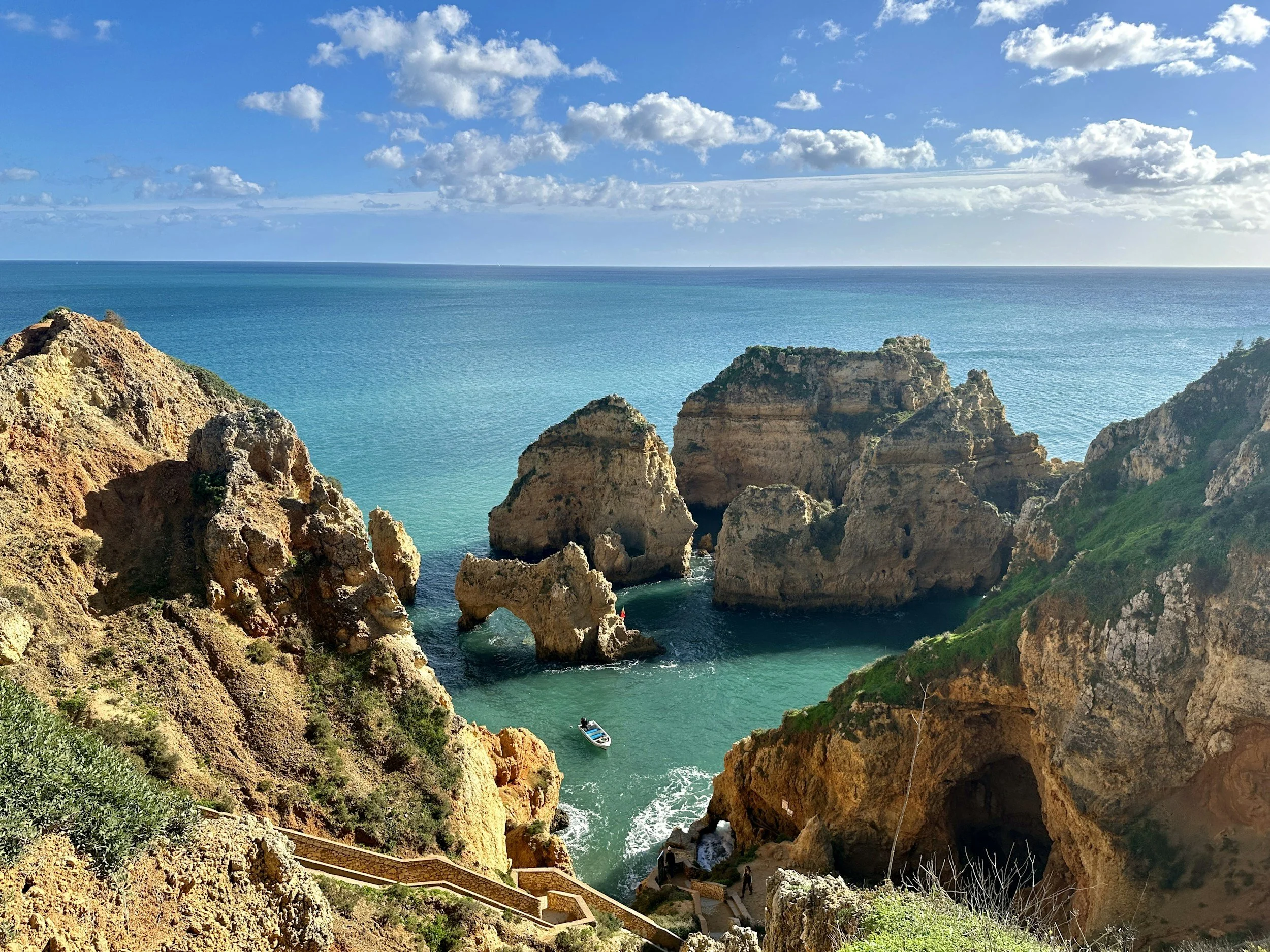 A cove off the coast of Portugal