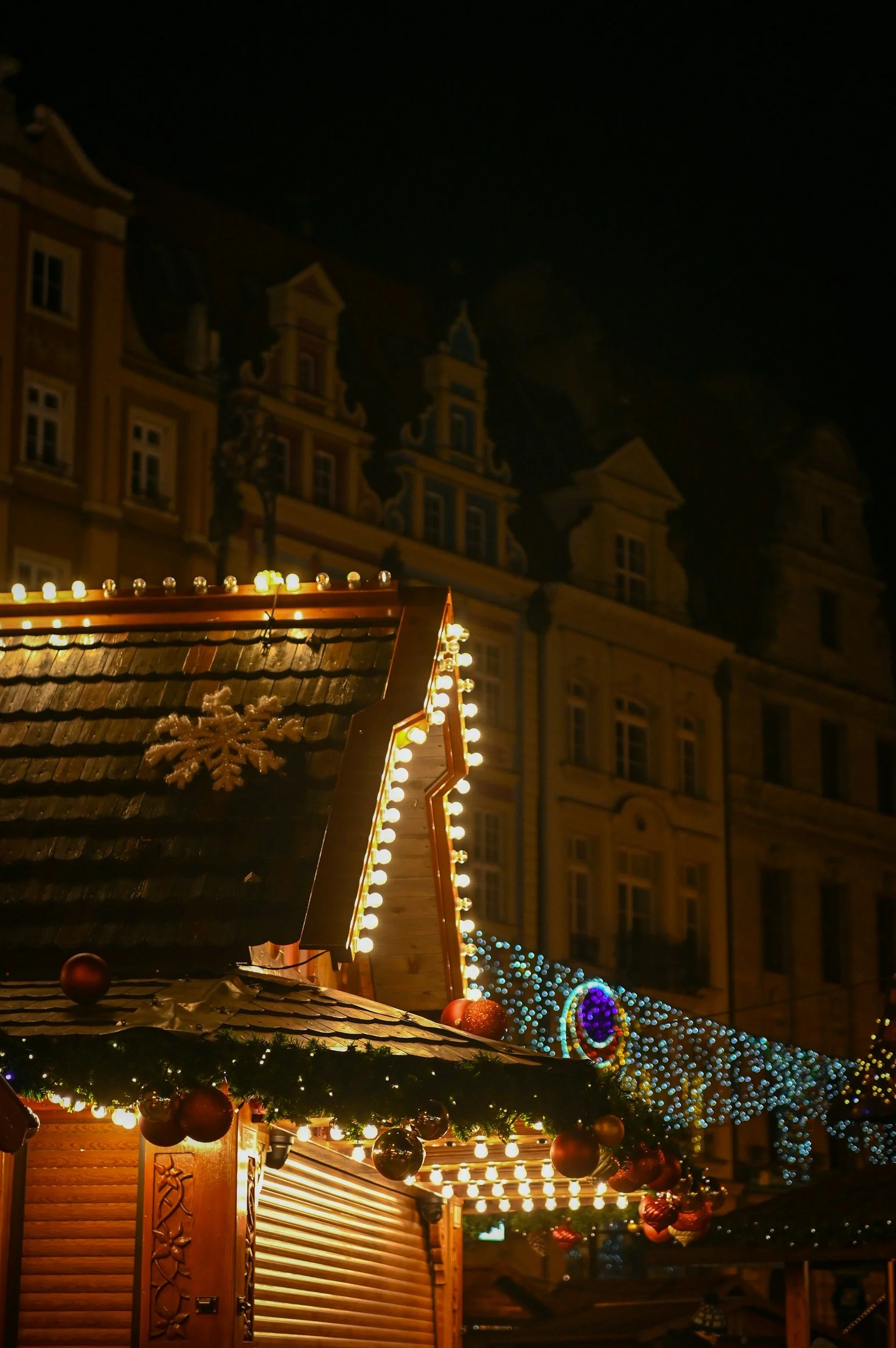 european christmas market booth