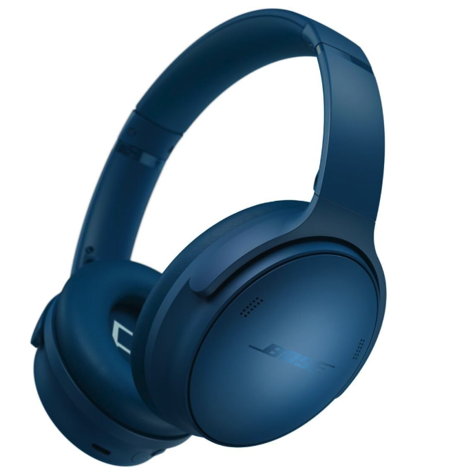 twilight blue Bose QuietComfort headphones.