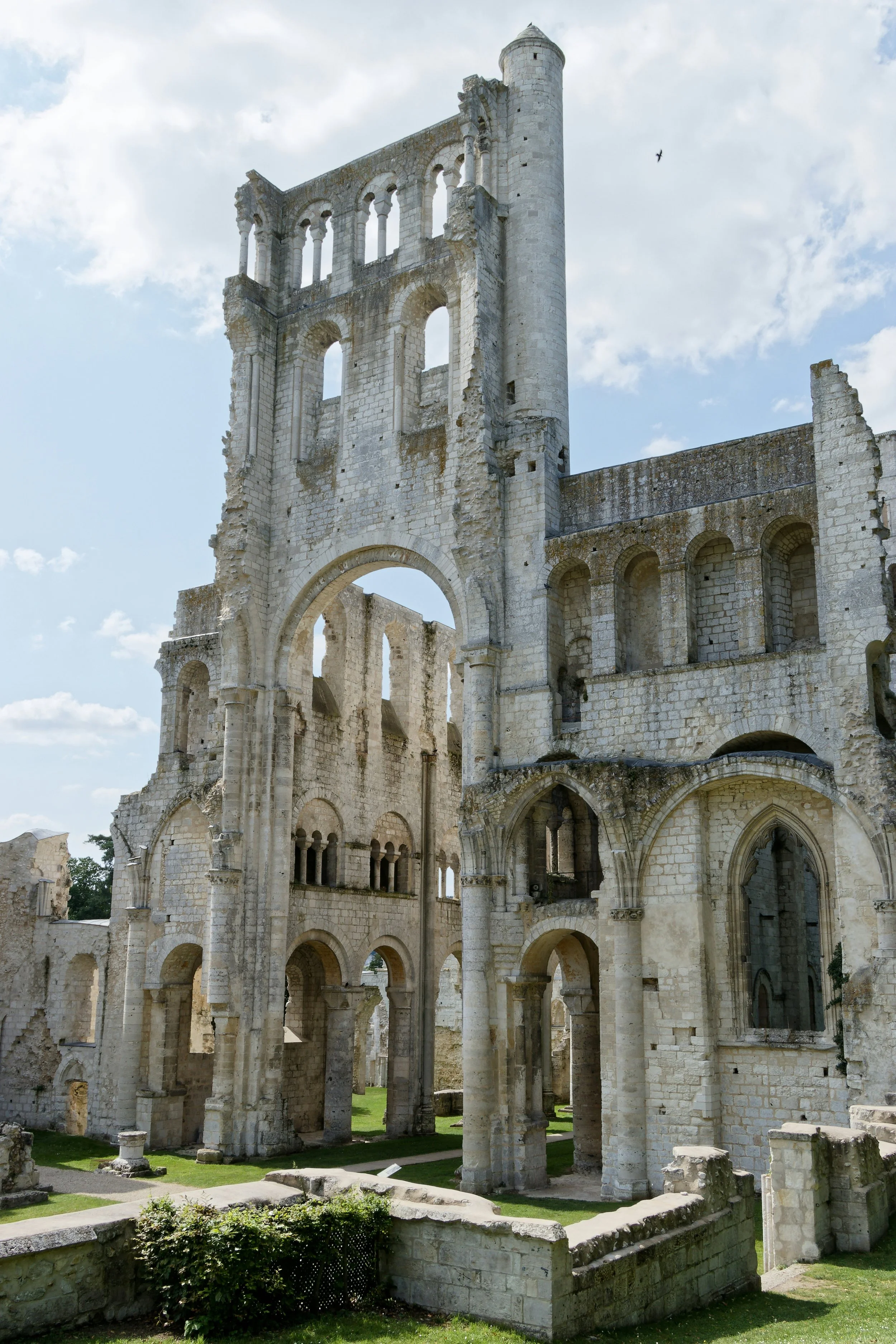 Ruins of Jumieges Abbey along the Normandy Abbeys Route