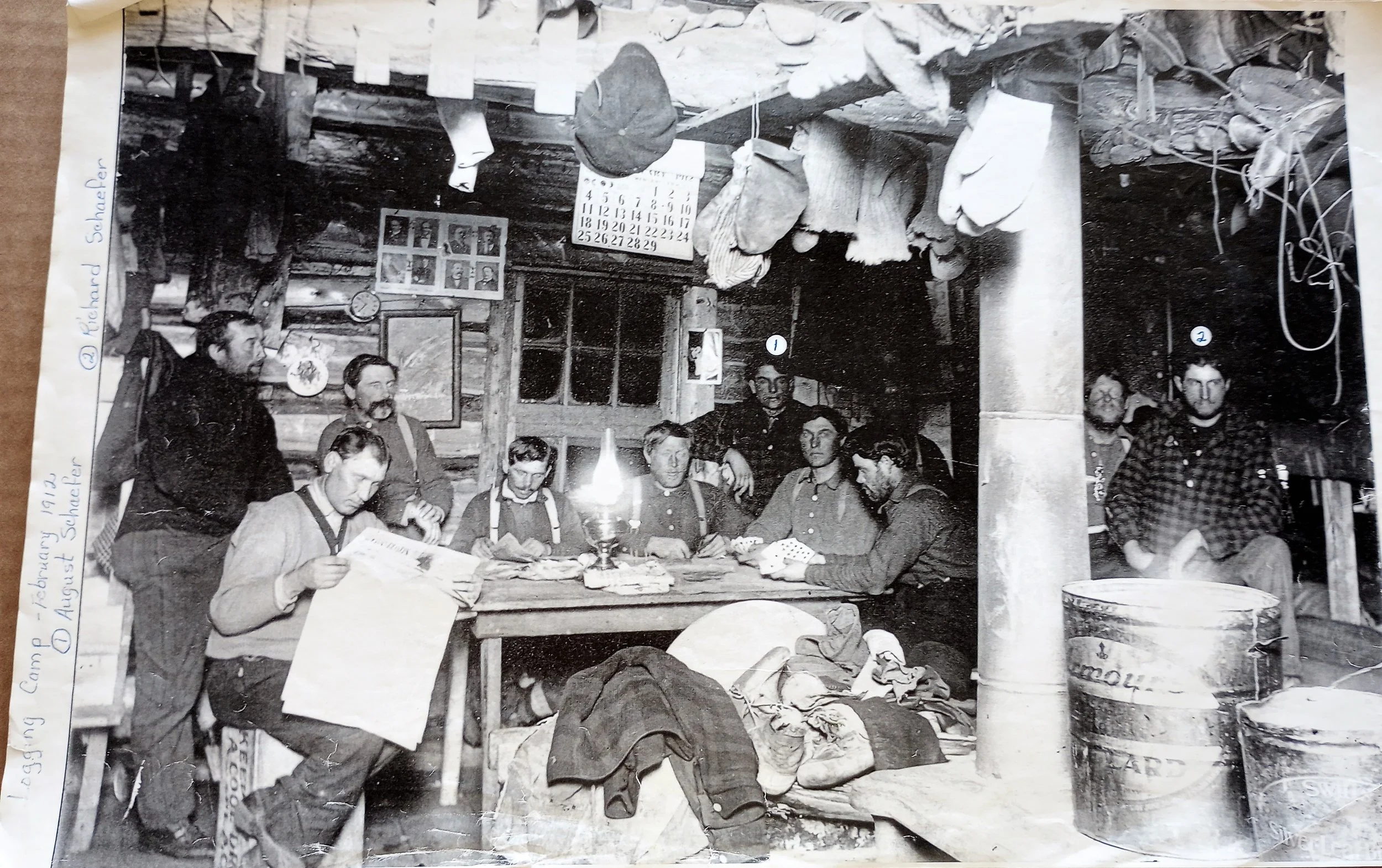 1912 Logging Camp in Frazee, MN