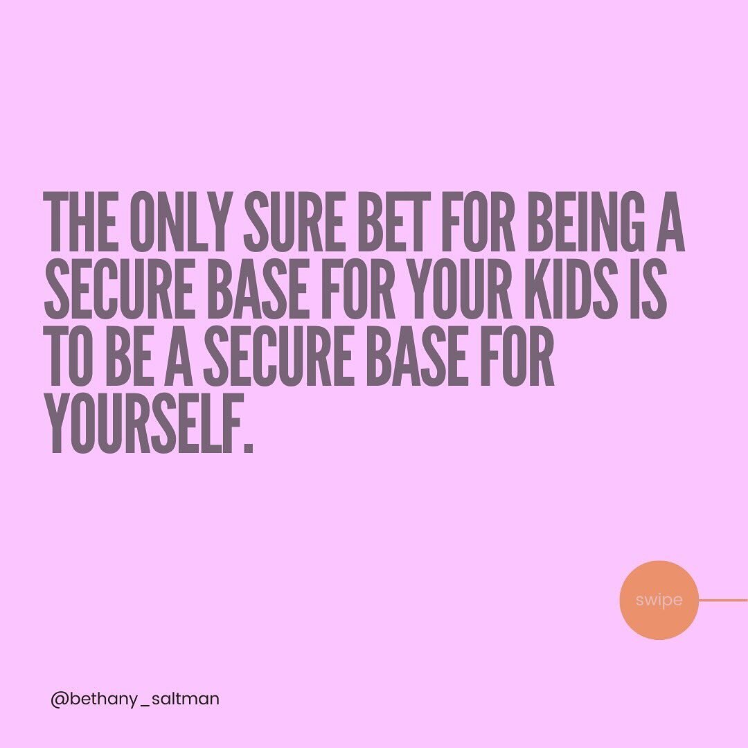 If you&rsquo;re worried about whether or not your kids are securely attached, it&rsquo;s time to focus on yourself.

Yep. You. 💃🏽

Not because you should ignore your kids, but because I bet you anything you&rsquo;re focused on things that aren&rsqu