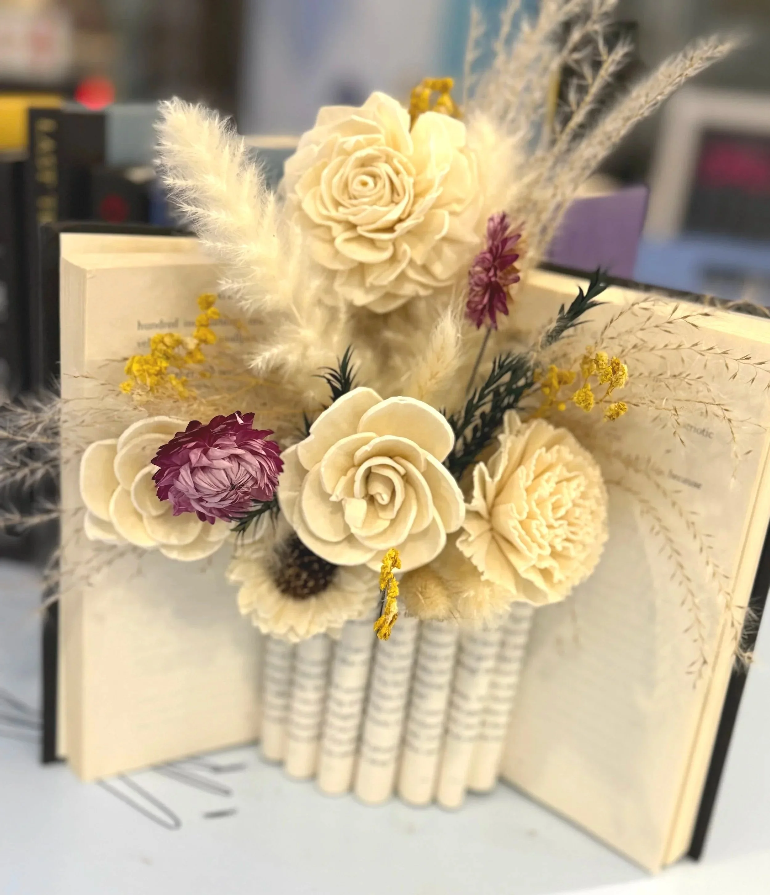 4/1/26 Boho Wood Floral Arrangements: 6-7:30 pm