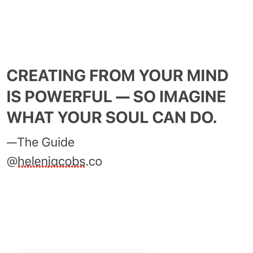 Musings from my spirit guides captured in my phone notes after yesterday's vulnerability hangover (see previous post). 

Logic and systems and planning are important... but can also be a hinderance, especially to creativity, which is quite literally 