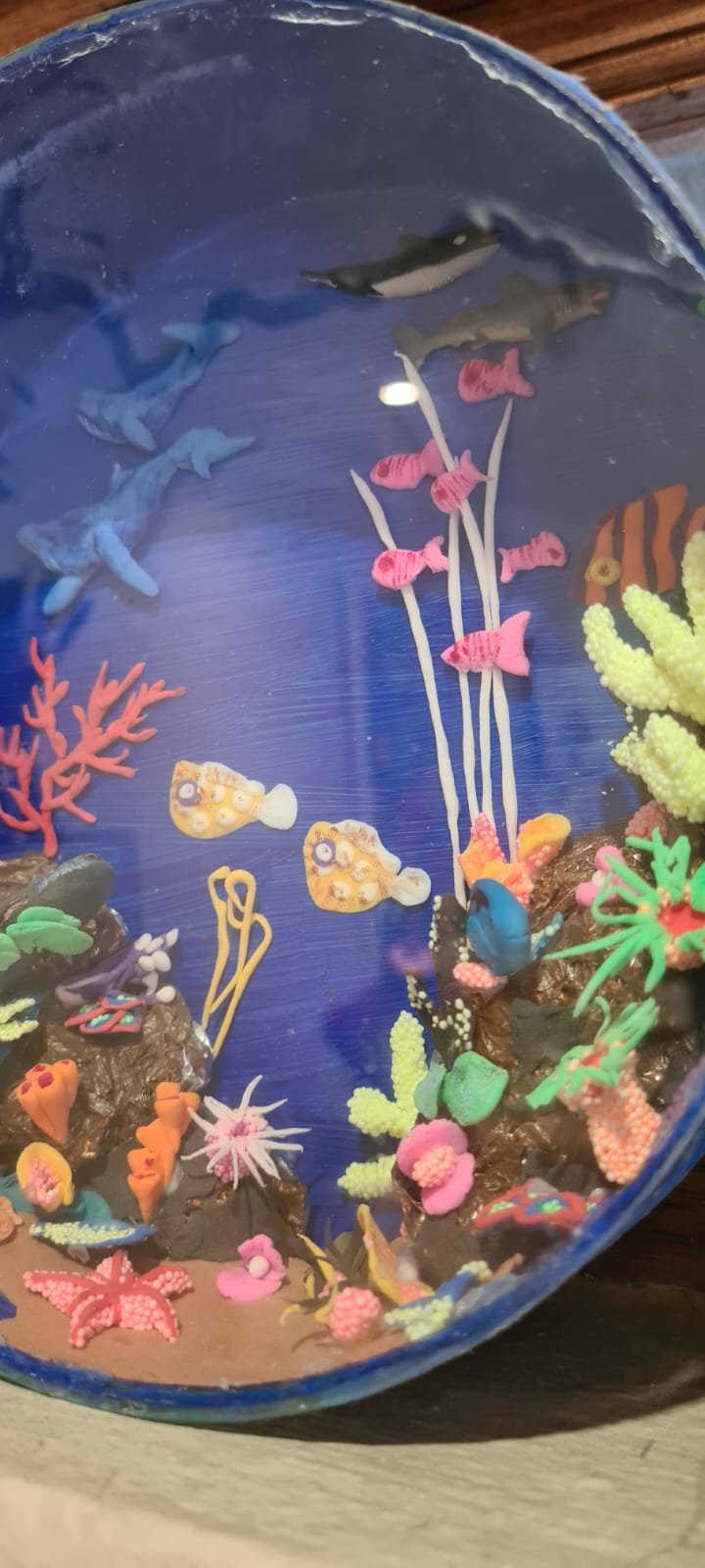 Crazy clay under water scene