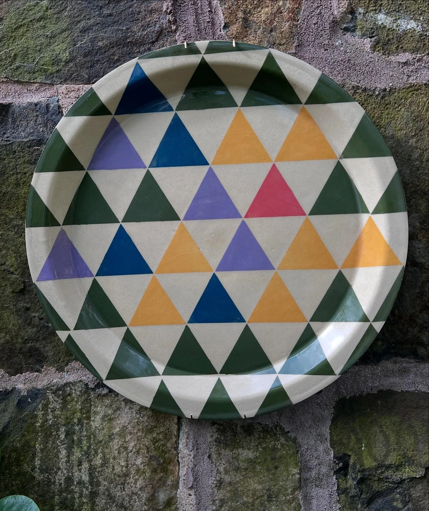 Another day, another dish. 14.5&rdquo; serving platter #eastrockceramics  #studiopottery #tableware