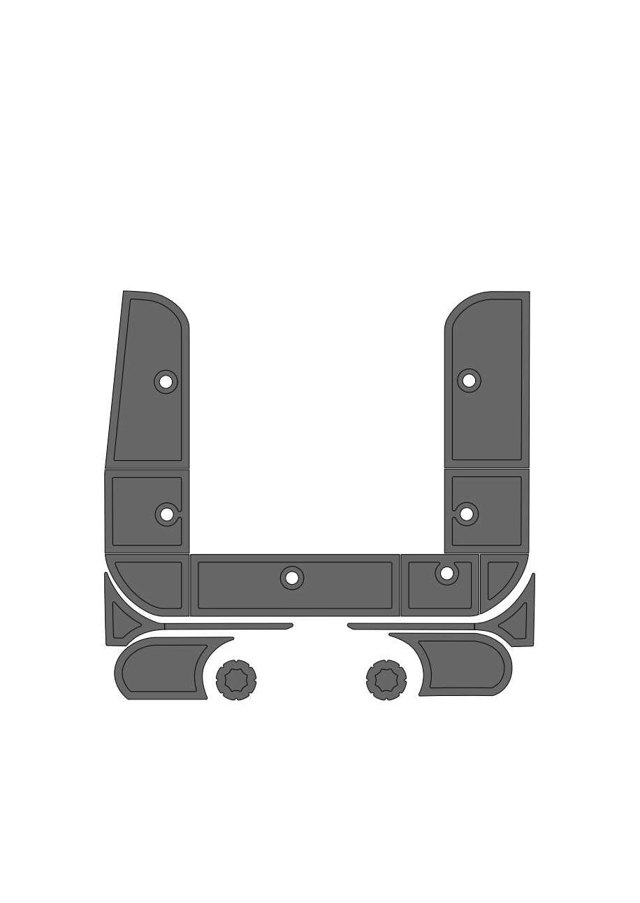 Ranger 620 VS (1999-2001) Back Deck Carpet Delete Kit