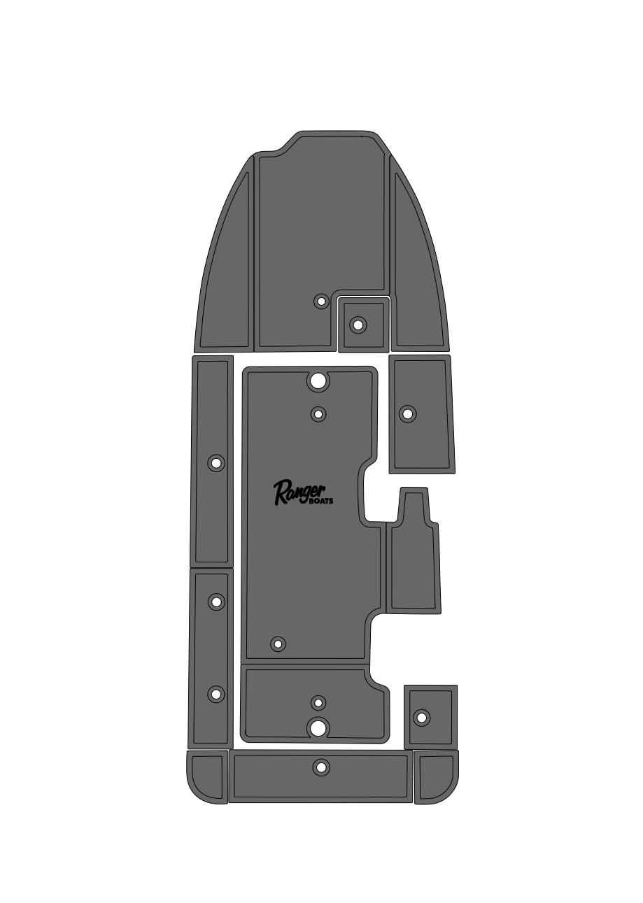 618 VS (2003-2010) Full Boat Carpet Delete Kit